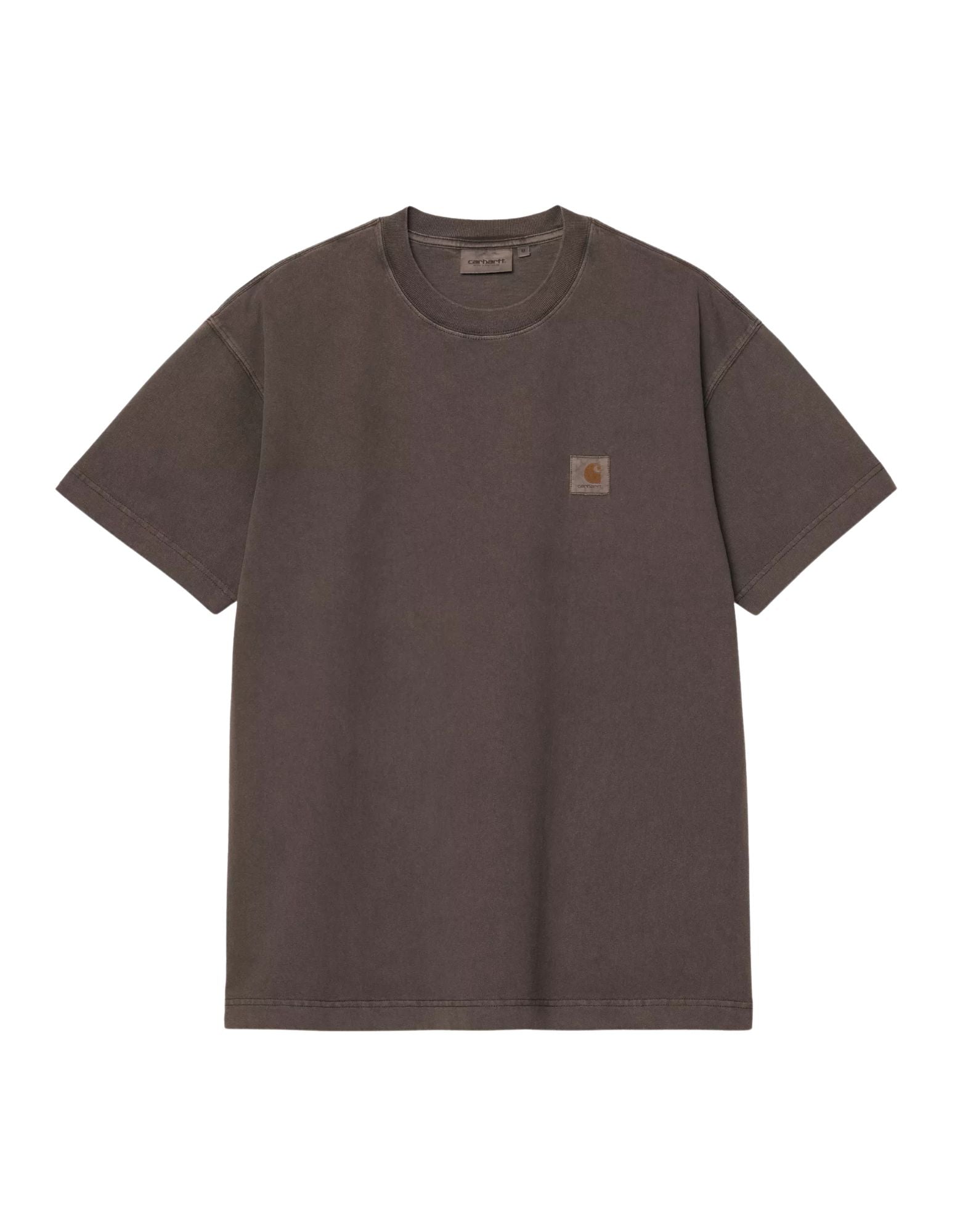 Vista Tシャツ タバコ色 ガーメントダイ