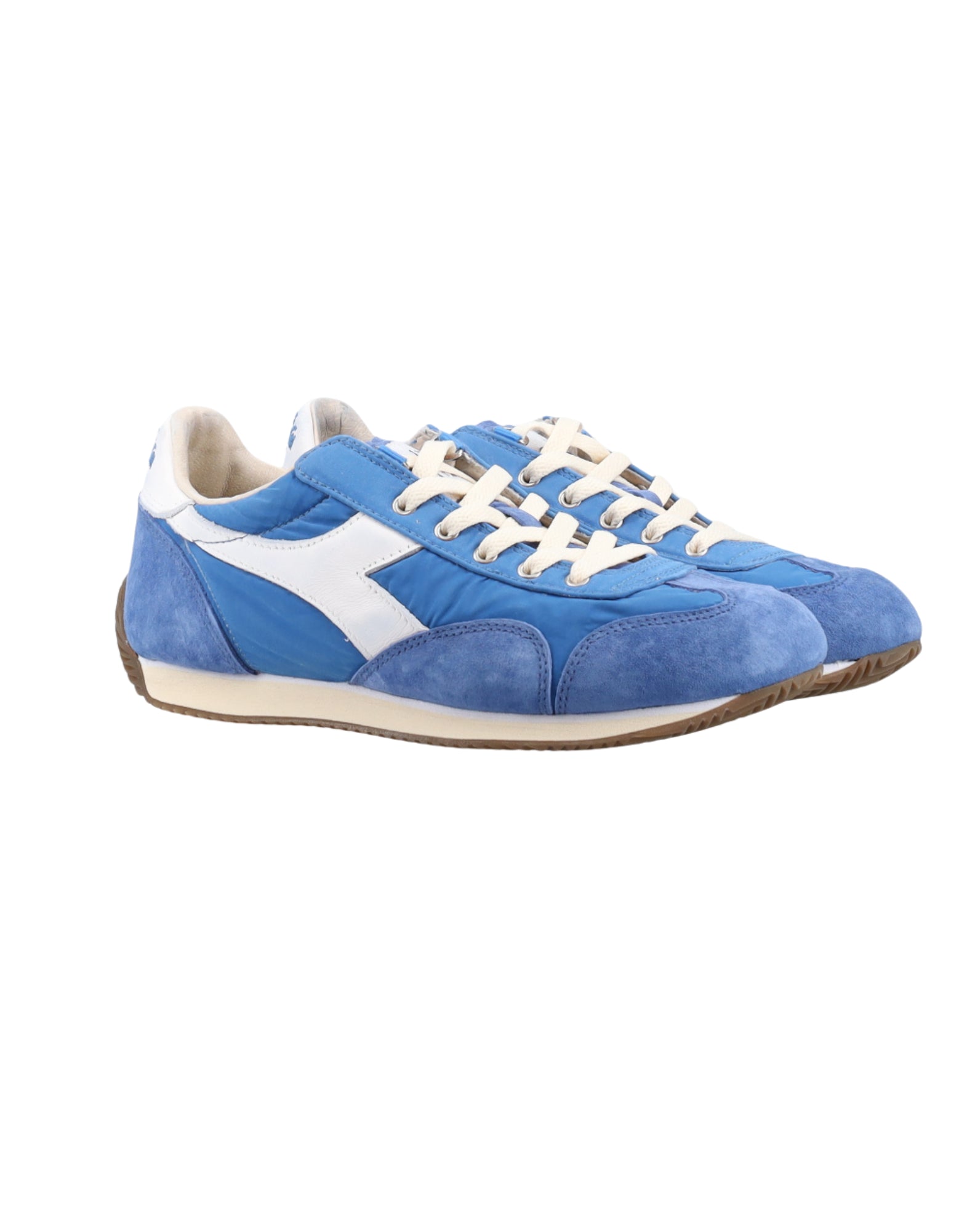 Diadora Equipe Vela SW Nylon & Suede Sneakers – Blue Reflex 201 182806