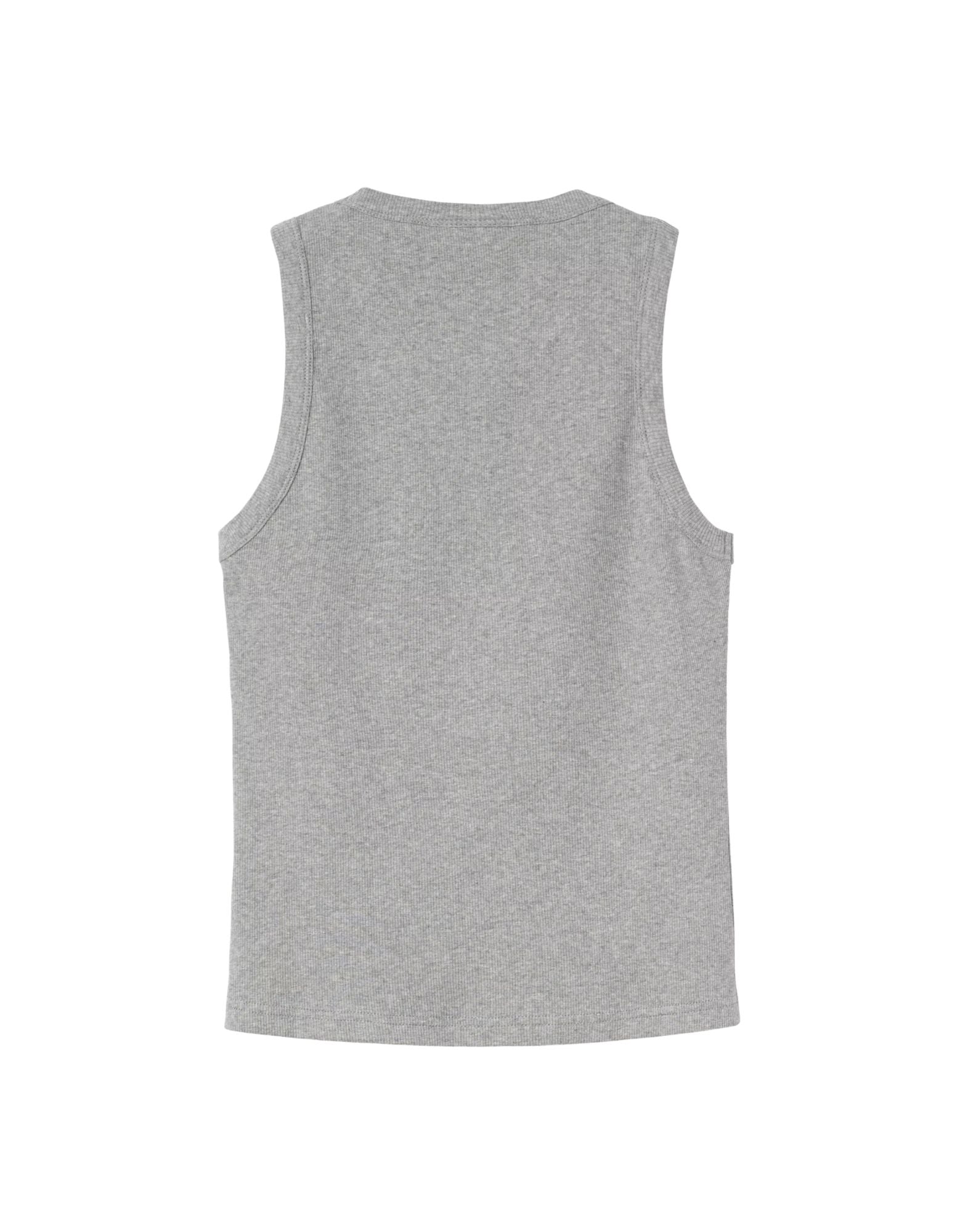 Carhartt WIP 필립스 A-셔츠 여성용 골지 스트레치 코튼 탱크탑 그레이 I034624 V6XX