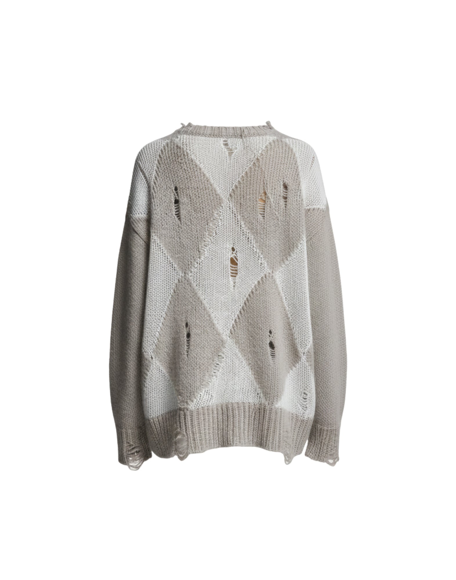 ORFEI DOVE GREY SWEATER - Maglieria - PAURA