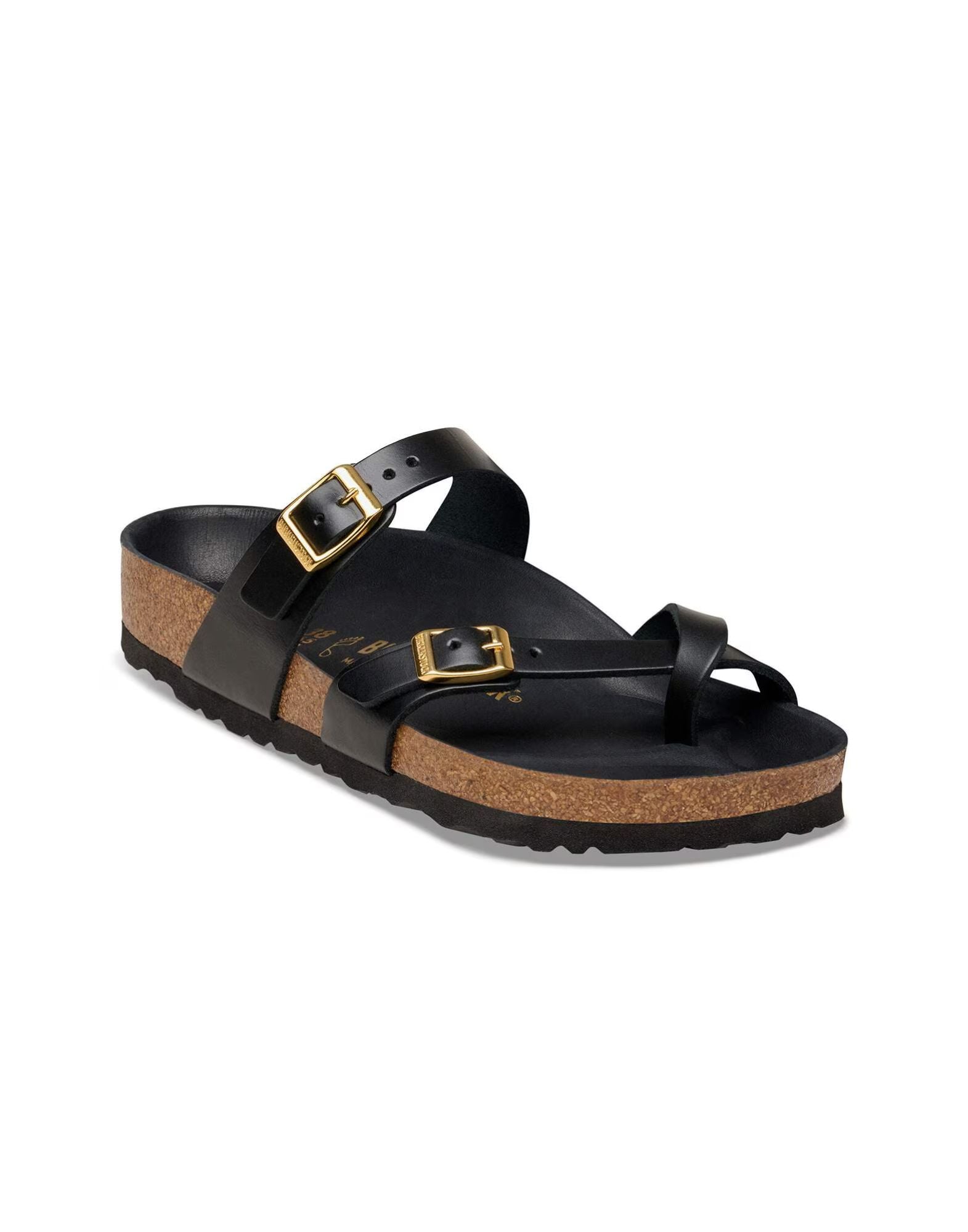 Birkenstock Mayari Women’s Sandals in Natural Leather Black New Dressy Leather 1031482 BLACK