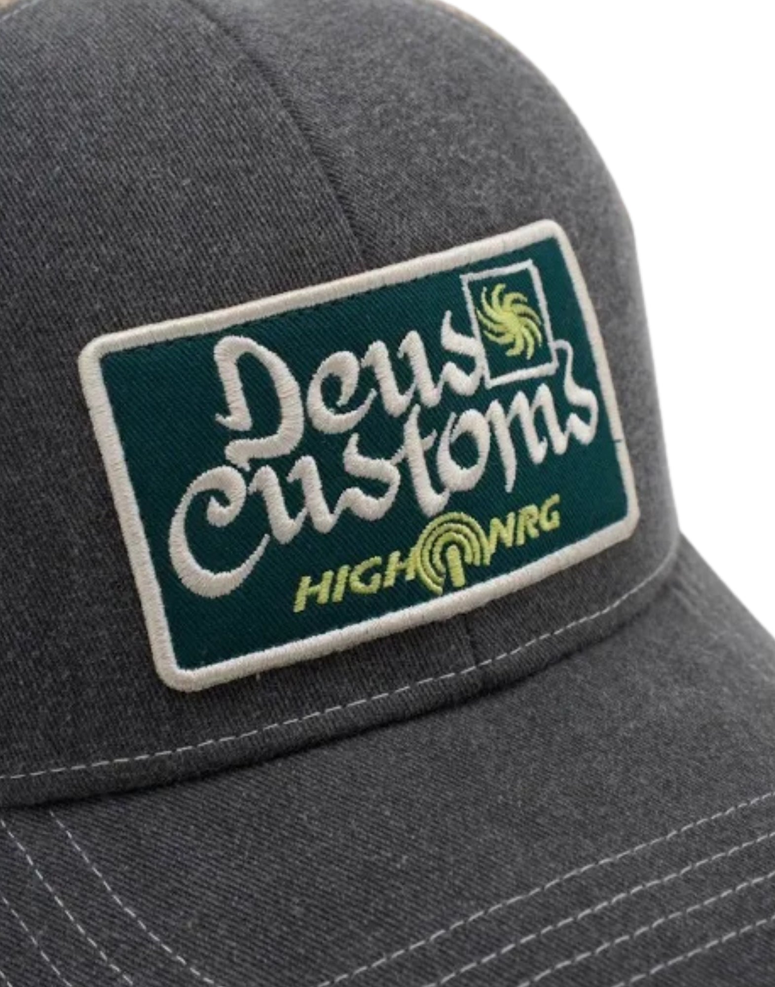 Hat Man DMP257035 Open Head Trucker Antracite Deus Ex Machina