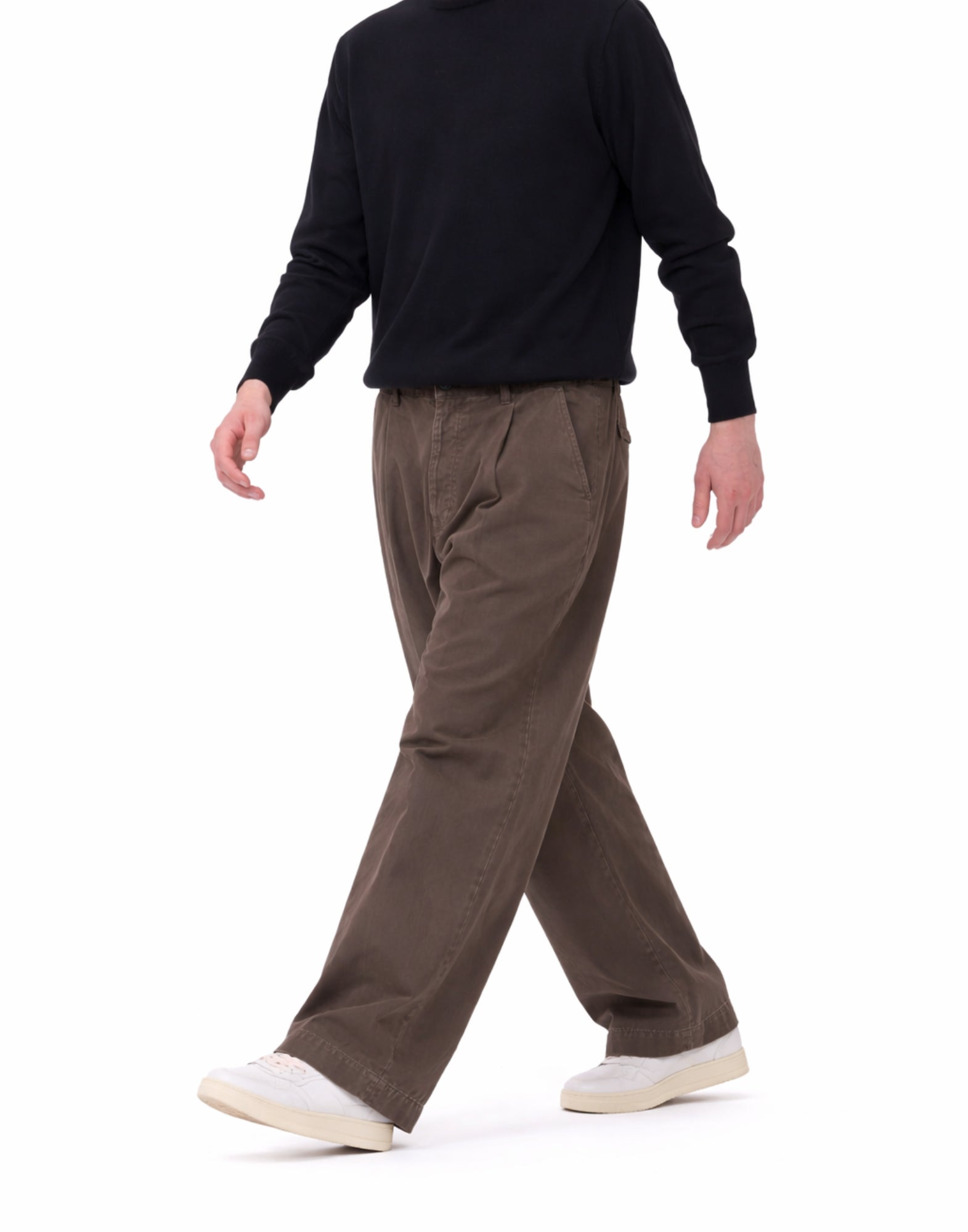 Nine in the Morning Kay Double-Pleat BrownPants Brown Herren PHL03 PHILIP CHINO KETTE