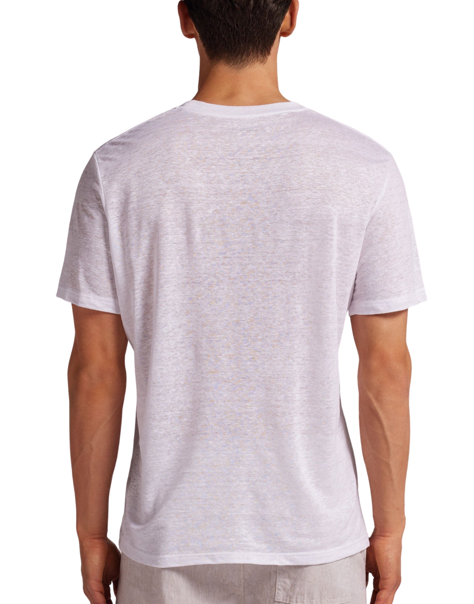 T-shirt man MW0MW38741 YCF LINEN TEE TOMMY HILFIGER