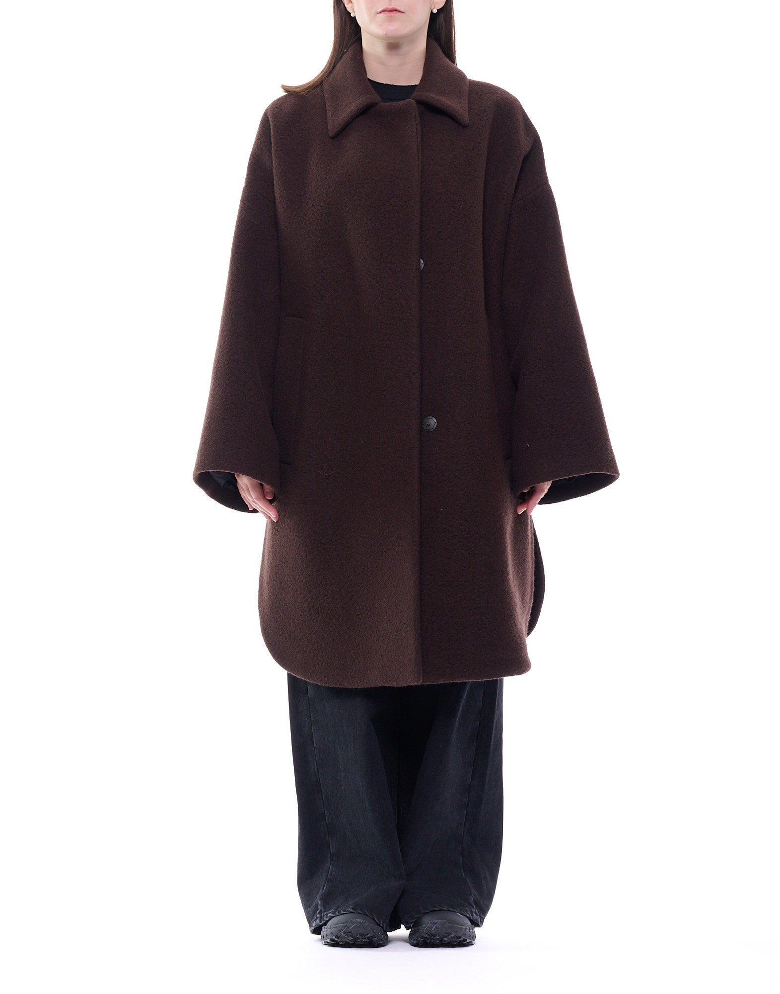 I742 0912 BROWN COAT MONTELEONE - Cappotti - Hevo