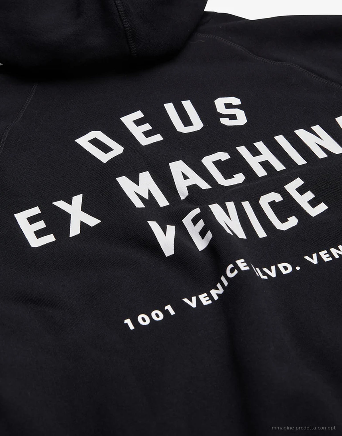 Venice Address Hoodie Black