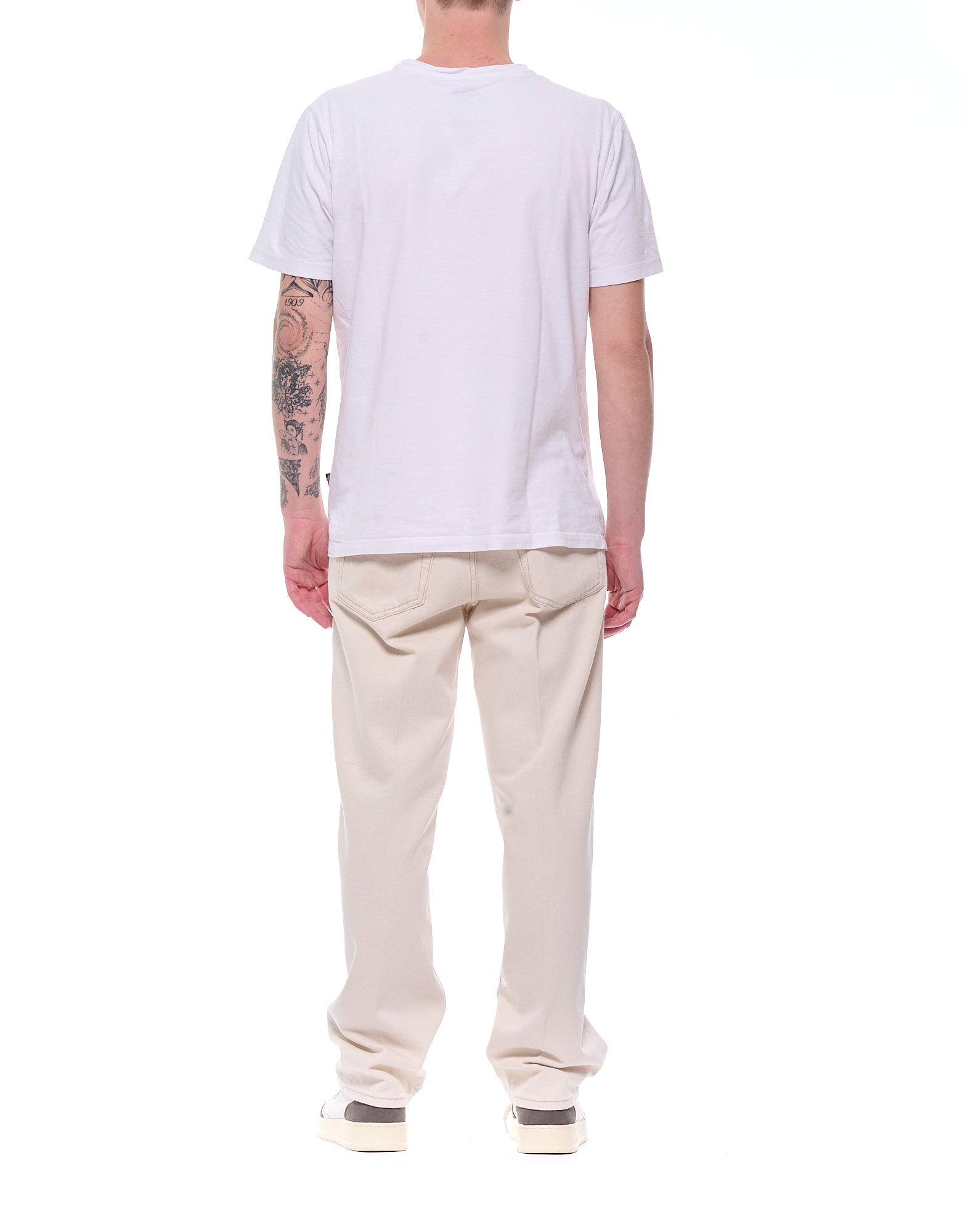 TLCFW26D005 DE0019 White Raw Historical Jeans - Pantaloni - Tela Cruda