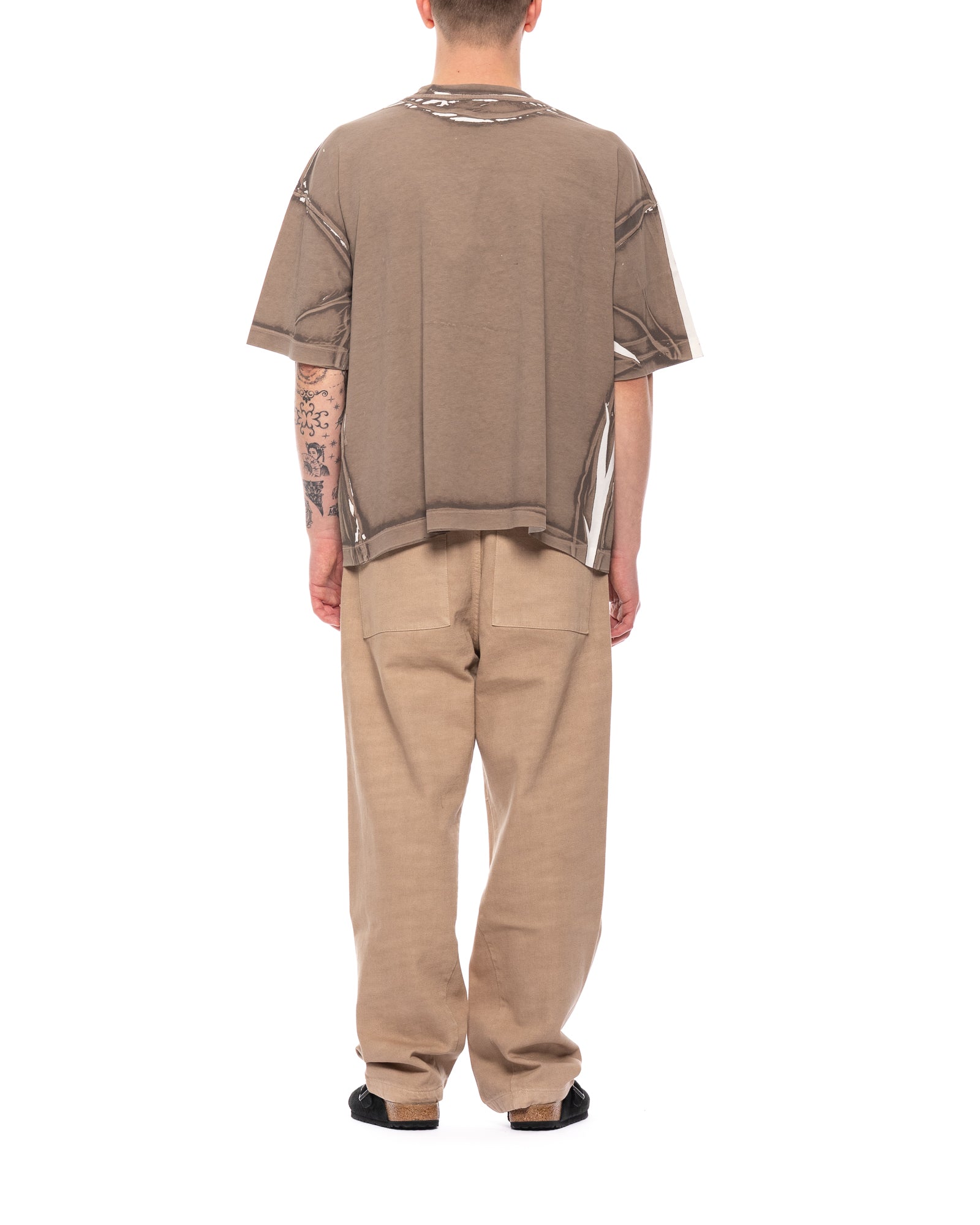 T-Shirt Man 13DP10060110723 Costa Übergroße Dove Grey Paura