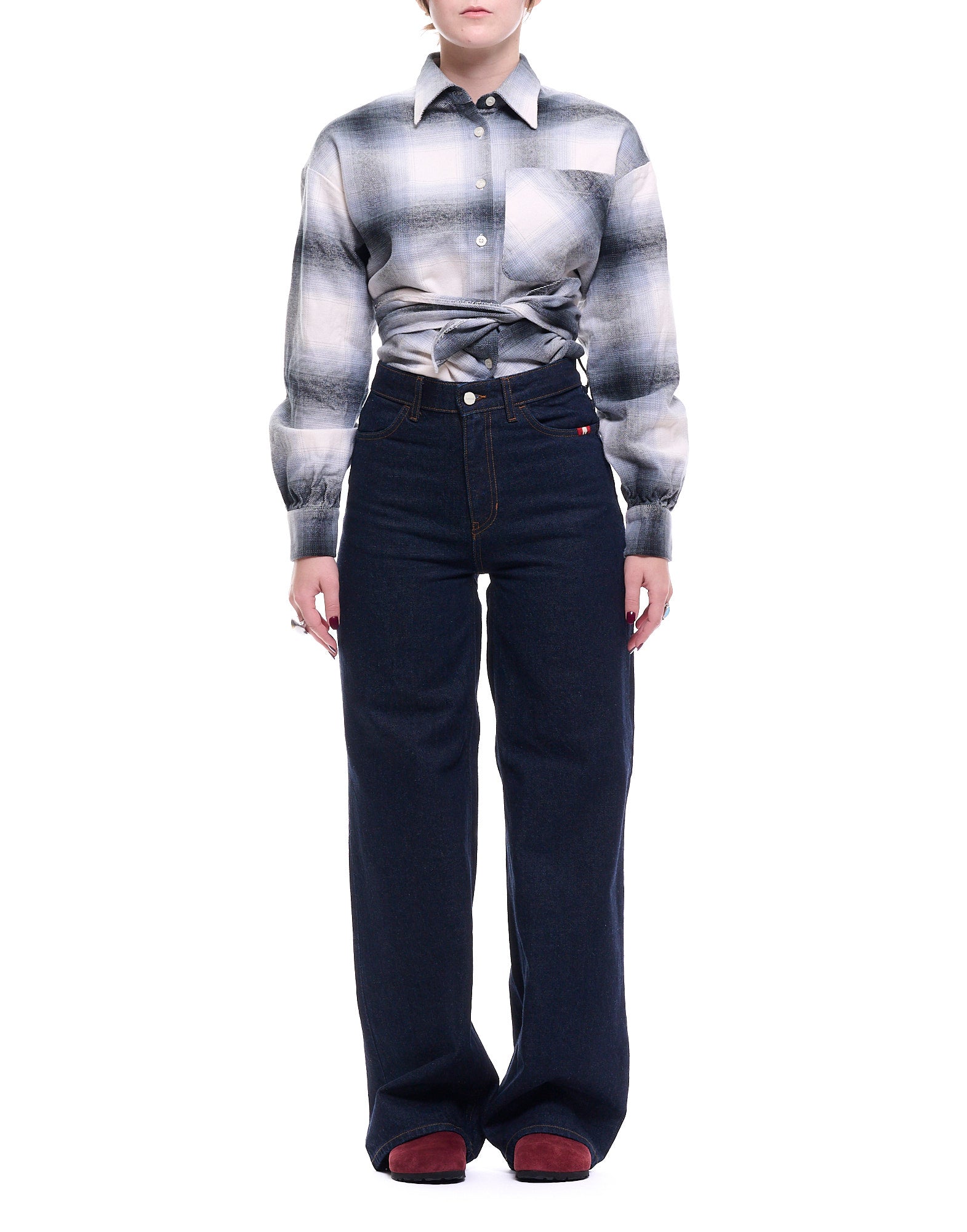 AMD001D5700021 C0999 LINDA FRAU AMISH RECYCLED DENIM RINSE - Jeans - Amish