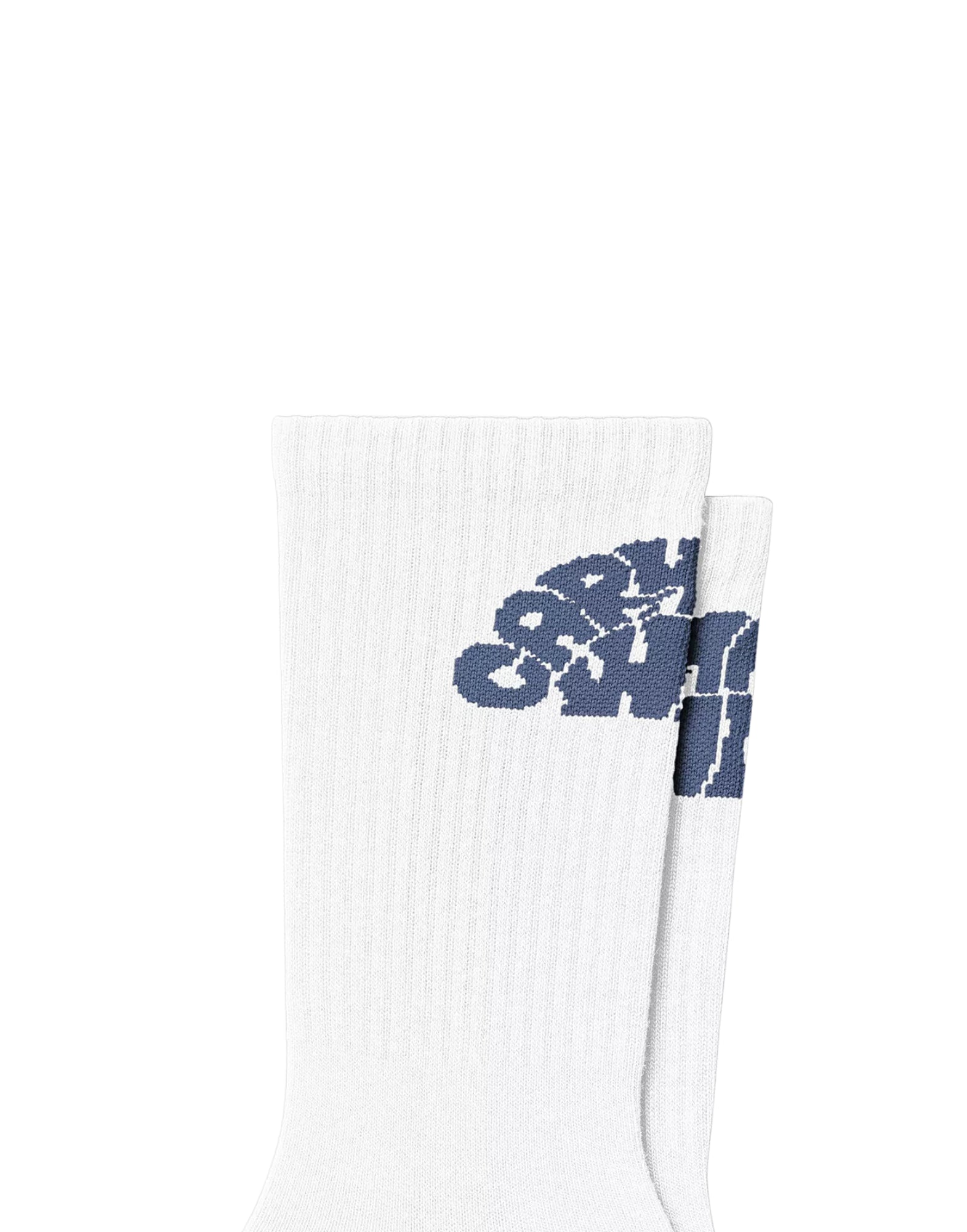 Socken Unisex I034674 2xexx Jazzy White Blue Iris CARHARTT WIP