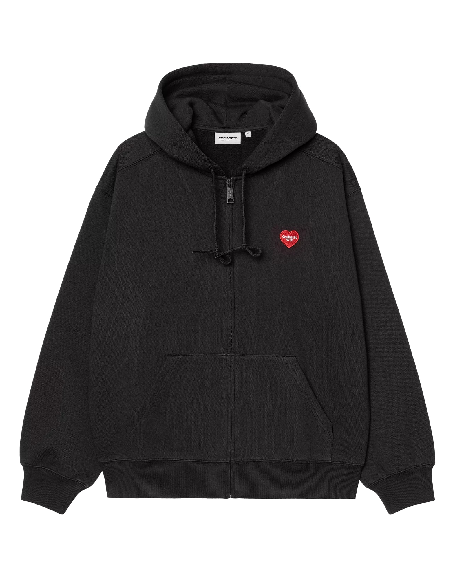 까마귀 맨 i035176 89xx 후드 Haert II Hatt Black CARHARTT WIP
