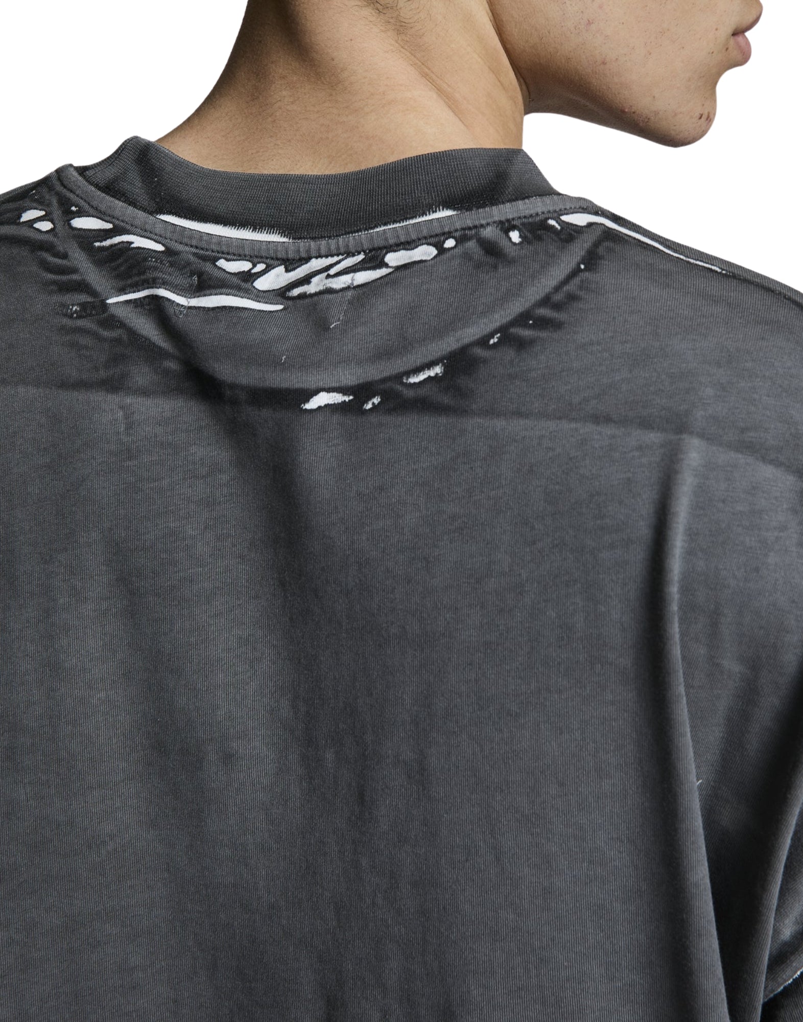 COSTA GREY/BLACK OVERSIZED T-SHIRT - T-Shirt e Polo - PAURA