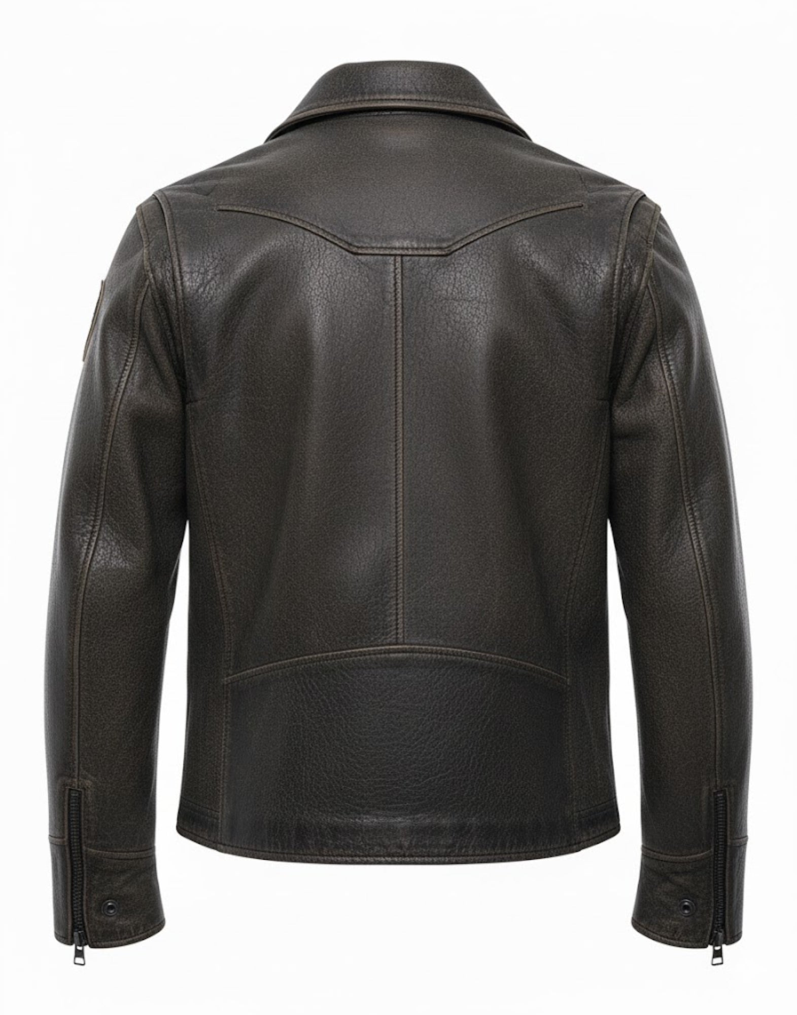 2313-7336 BLACK LEATHER JACKET - Giacche - Blauer
