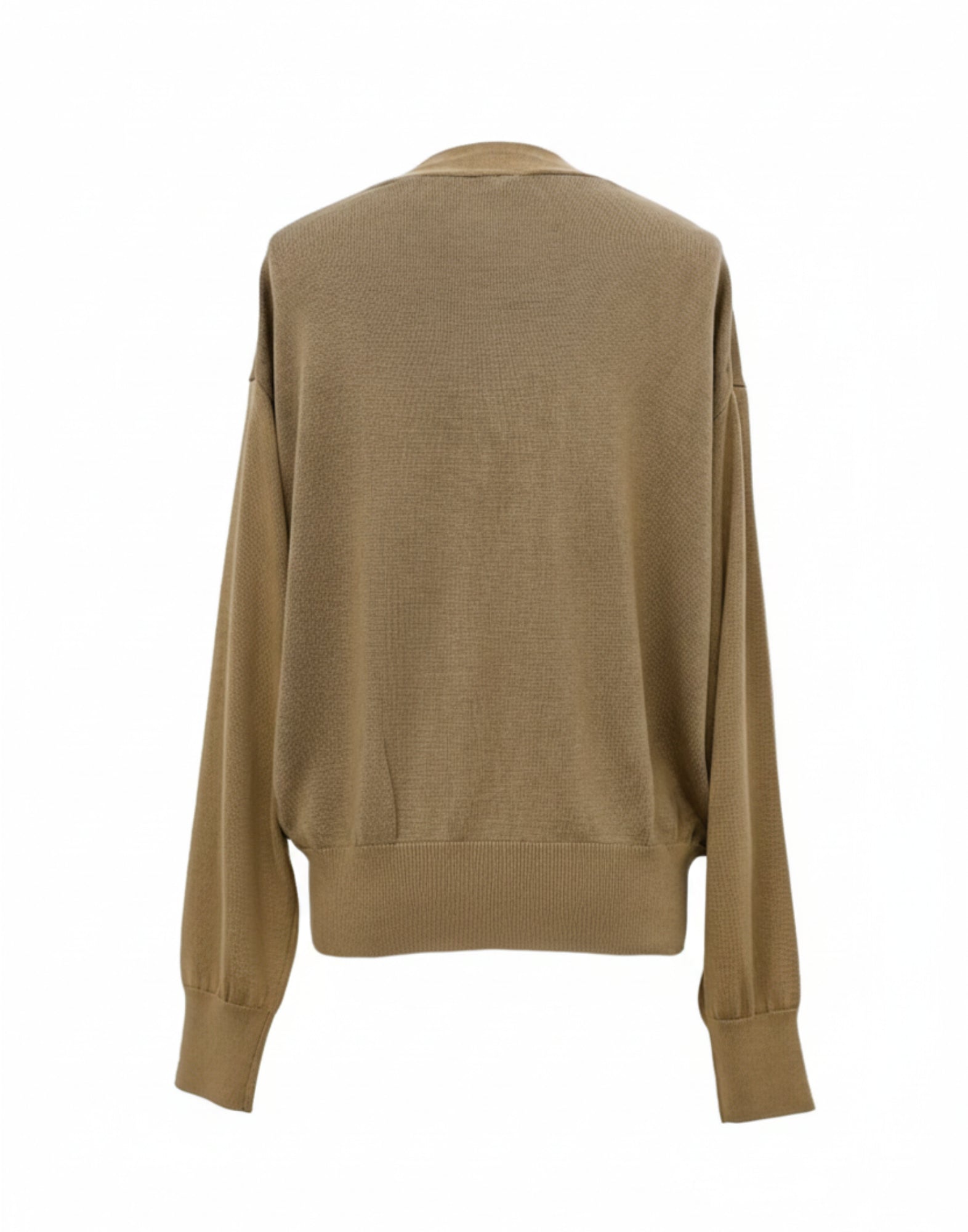 CT25308 2214 CAMEL/GREY CARDIGAN - Maglieria - CT PLAGE