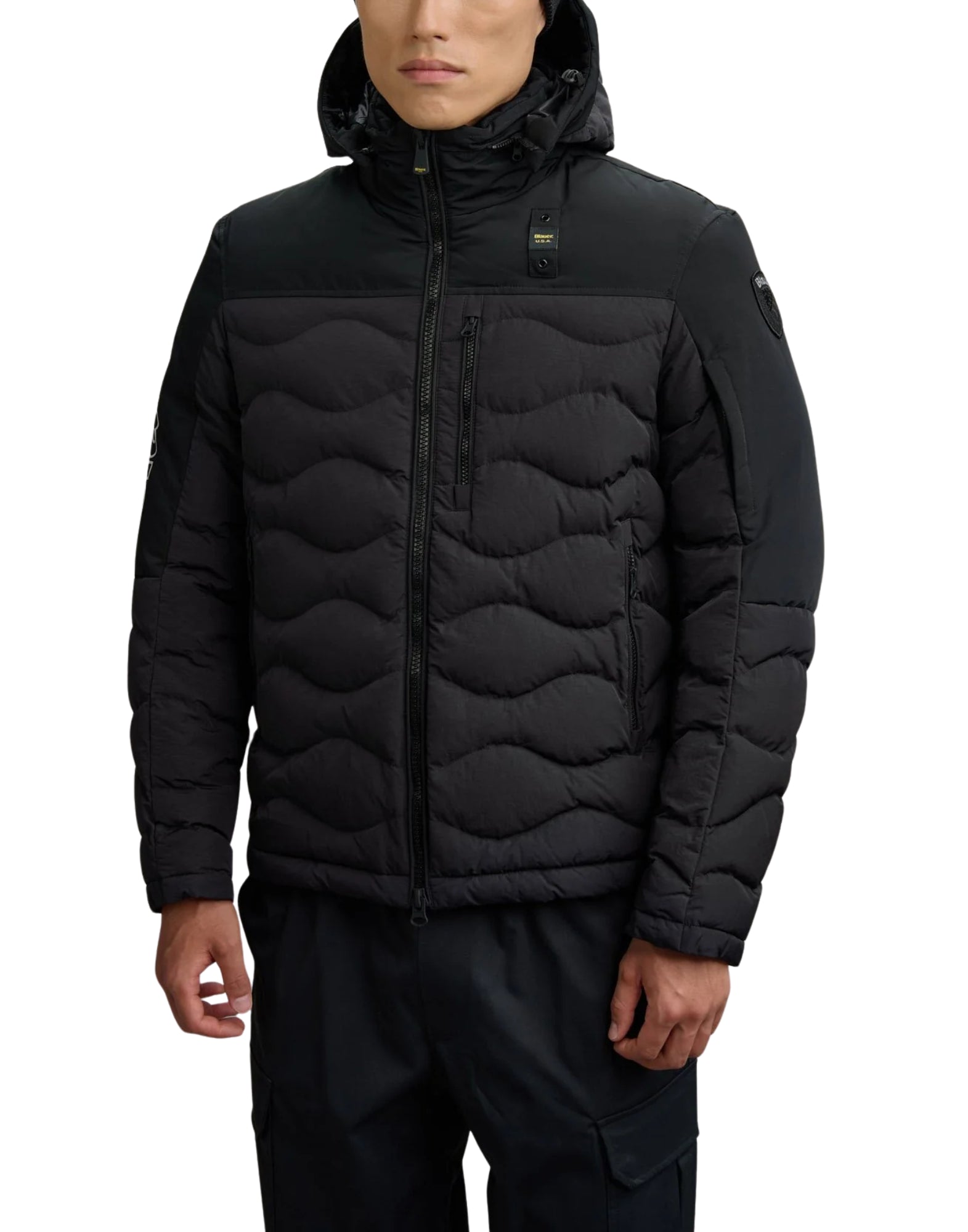 25BLUC02152 7287 999 BLACK - Giacche - Blauer