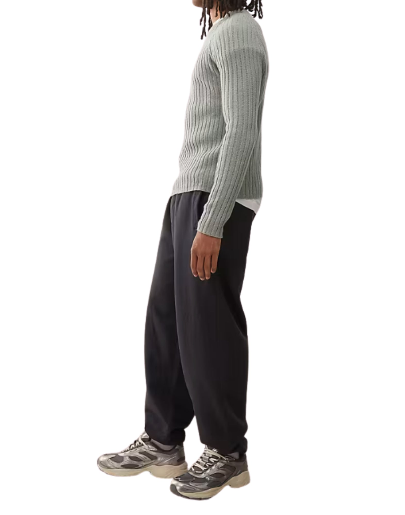 DMF254464 BLACK DYED TRACK PANT - Pantaloni - Deus Ex Machina