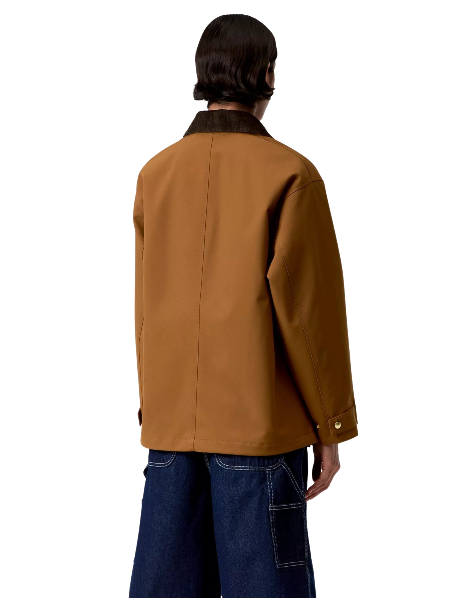 Carhartt WIP W’ Clark Jacket Women’s Cotton Dearborn Canvas Brown I036144 00S.XX