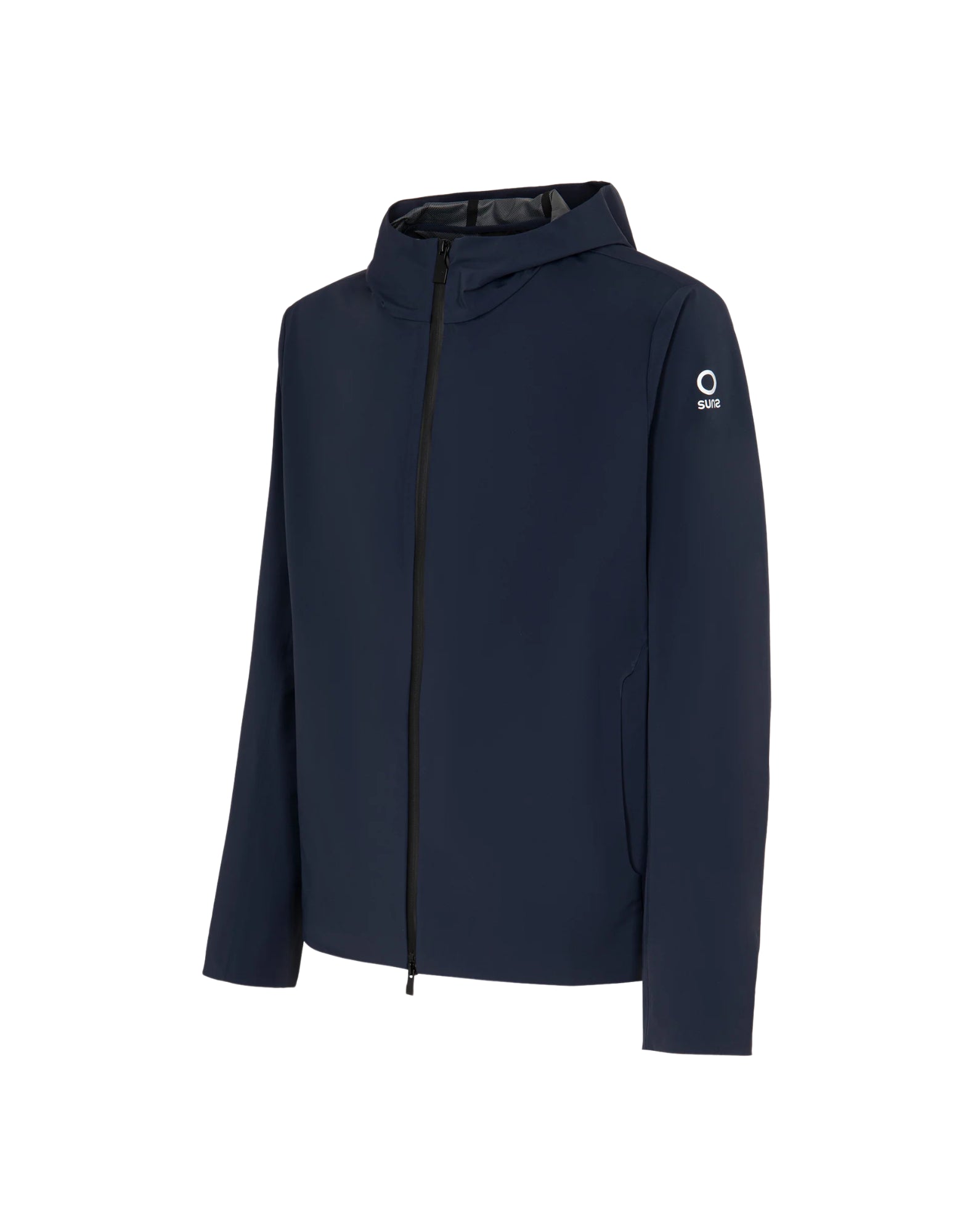 UNS Kleid Tek Men’s Windbreaker Jacket in Waterproof Breathable Tech Nylon – Dark Blue GBS61012U BLU