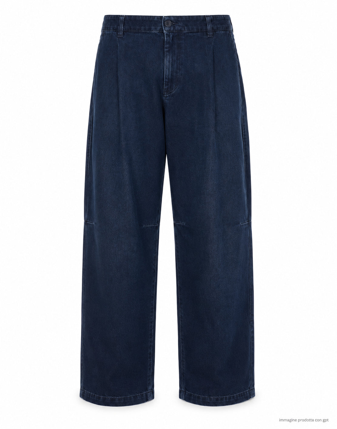 Nine In The Morning Men’s Cotton Trousers in Clean Dark Blue GIG34 LL3035 BLUE
