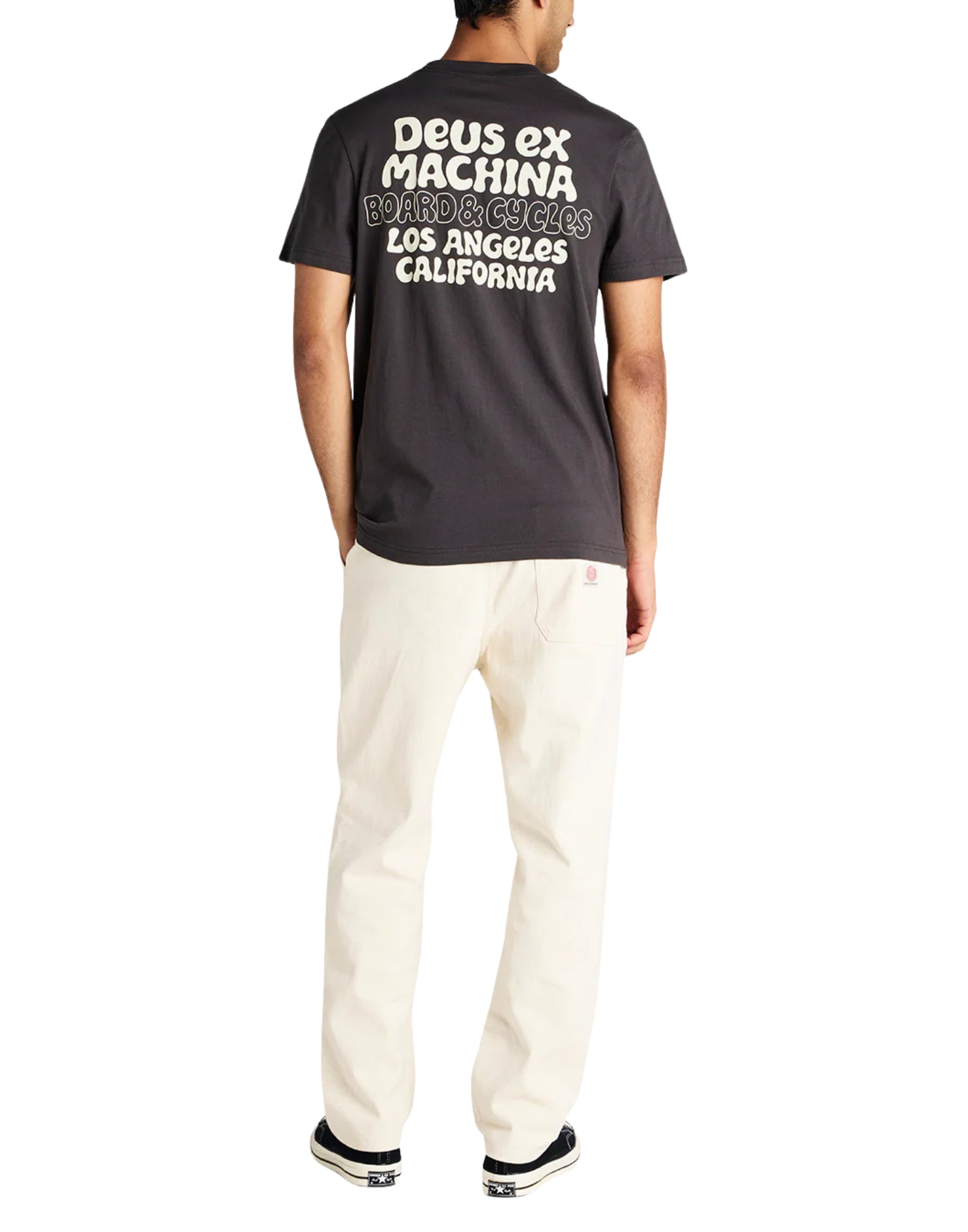 T-shirt man DMP251062B SQUEAK TEE ANTHRACITE Deus Ex Machina