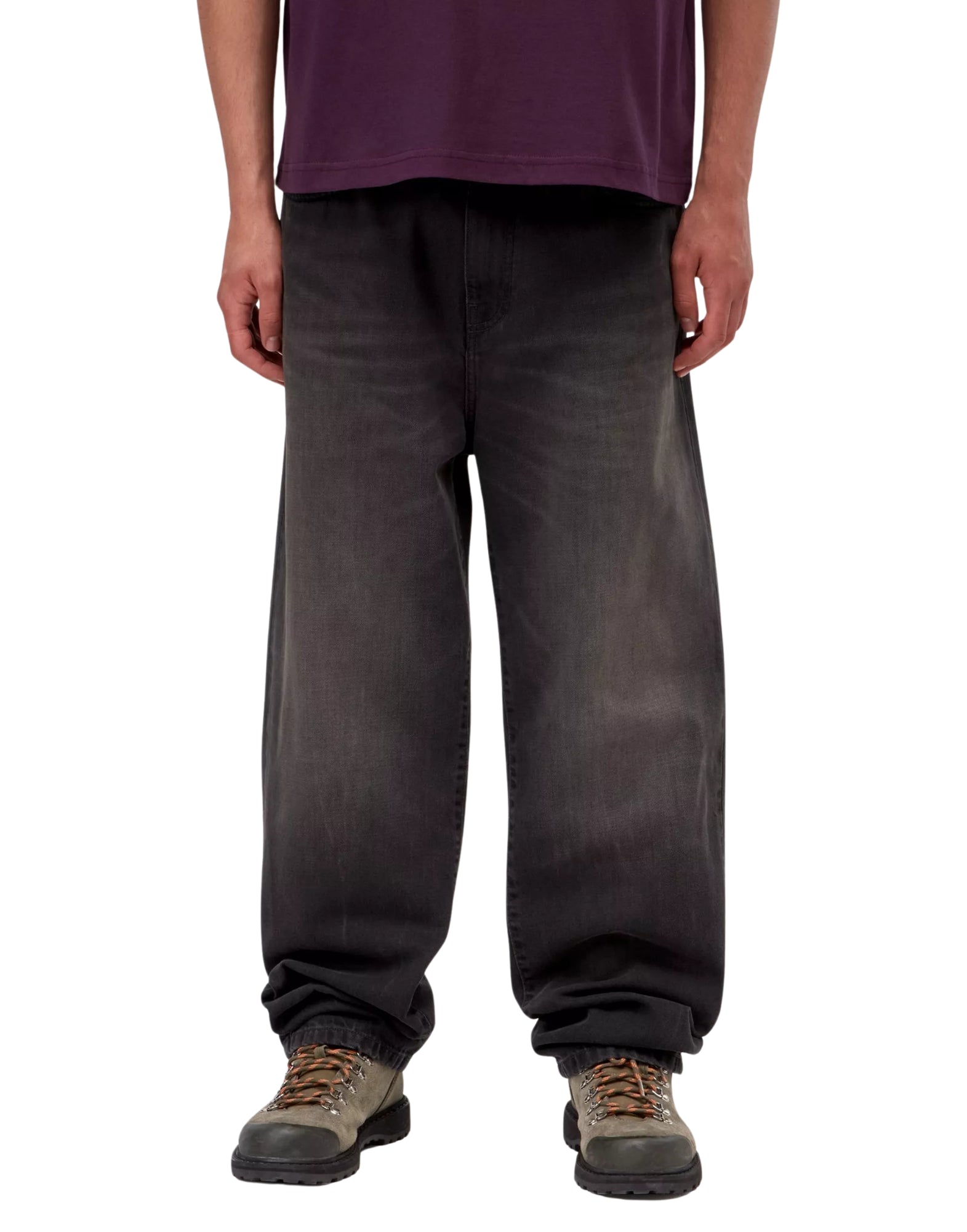 Aaron Pant Black tobacco used wash