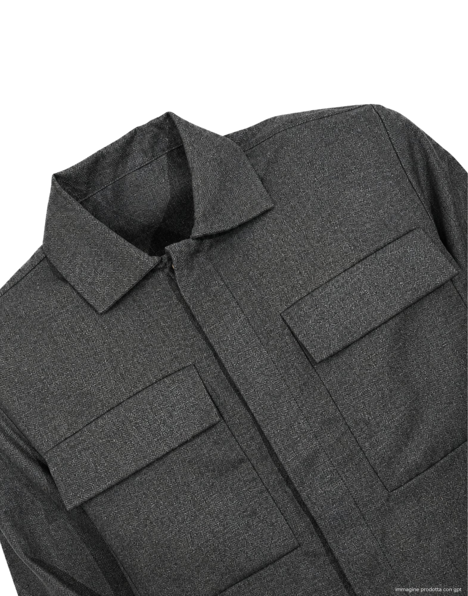 Freud Shirt Jacket Grey