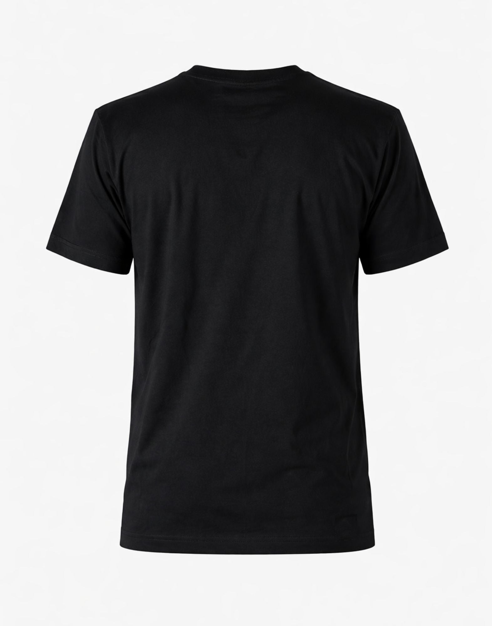 Outhere T-shirt Bliss Girocollo in cotone nero Vestibilità regolare da uomo 4651M303B208-26046 1749 BLISS