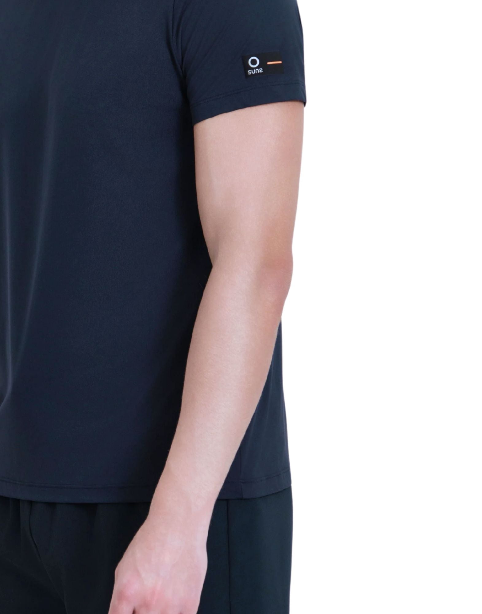 SUNS Paul Lux Mercerized Cotton T-Shirt Dark Blue Men’s TSS6108U V3 DARK BLUE