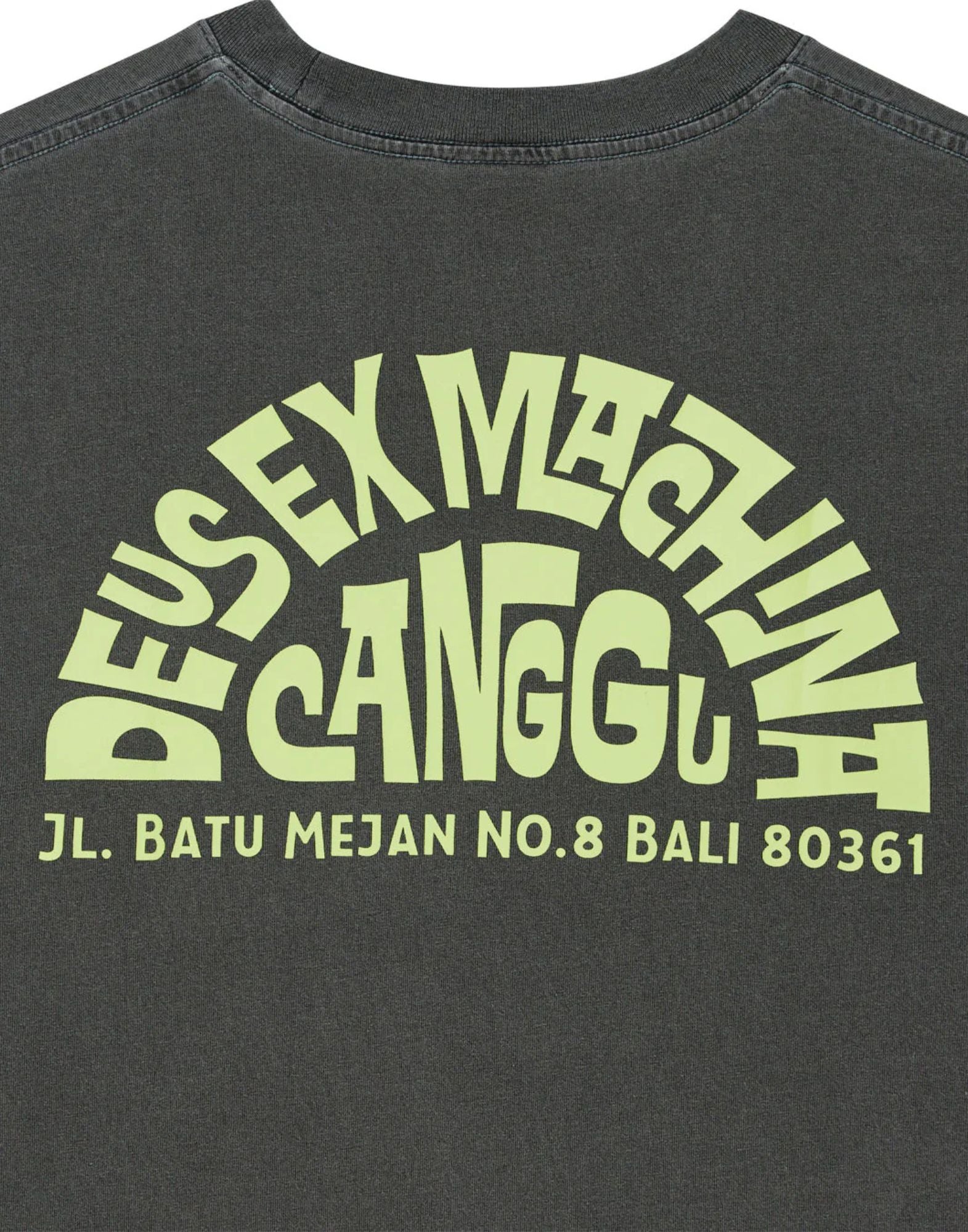 Deus Ex Machina Canggu Address Tee Anthracite Loose Fit Men’s D261MTS572094 ANTHRACITE