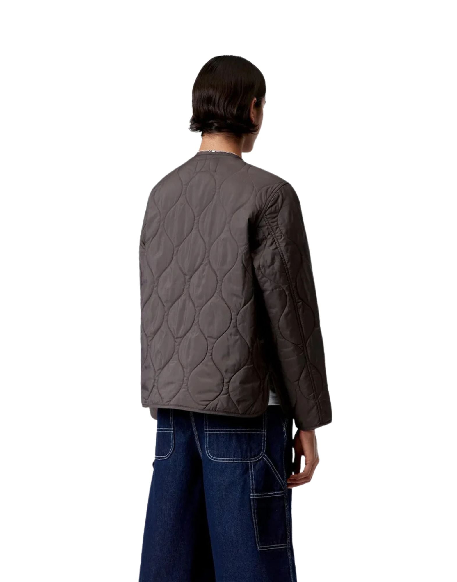 Carhartt WIP Women's Skyler Liner Shale Recycled Ripstop Quilted Jacket I031602 3ISXX