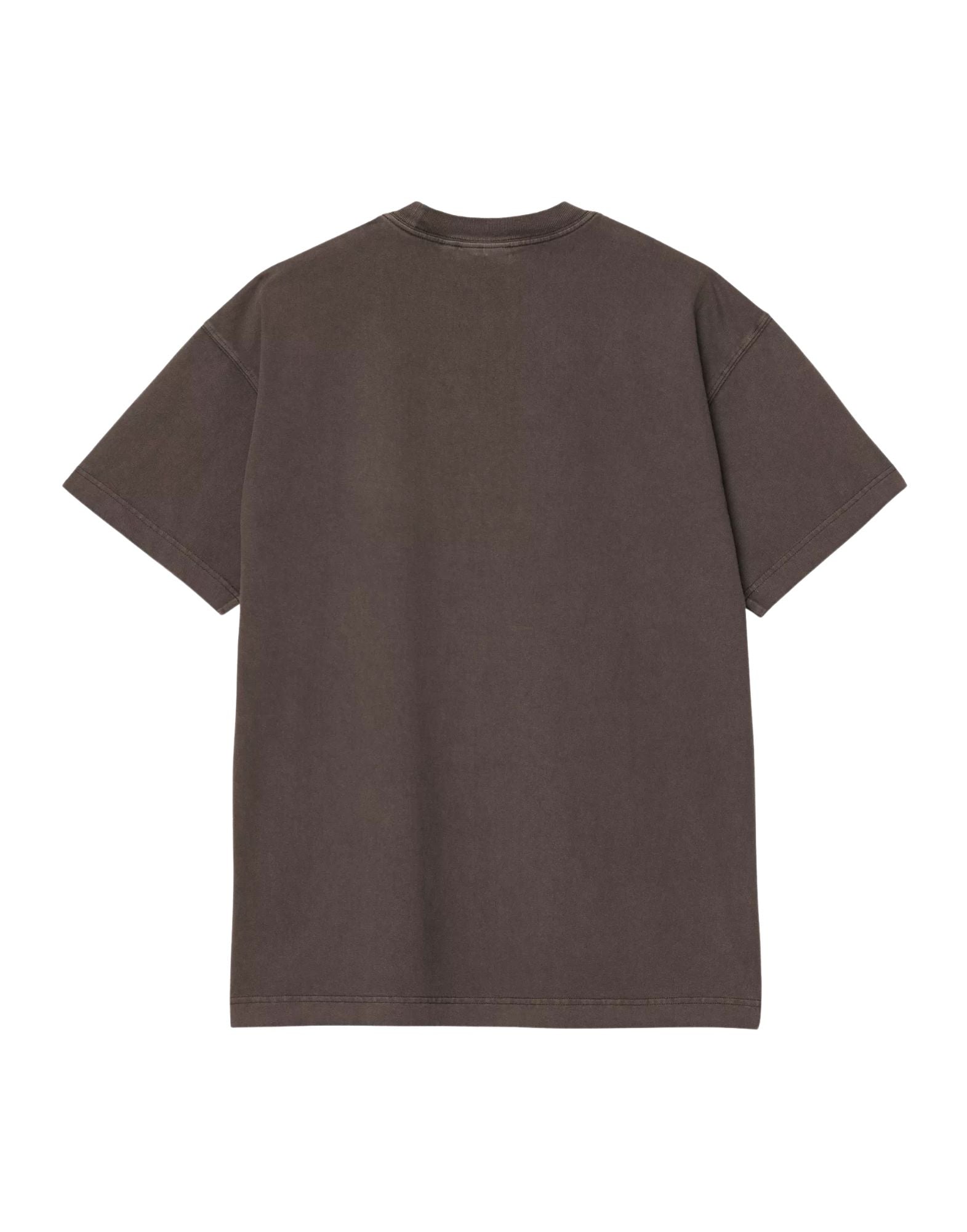 Vista Tシャツ タバコ色 ガーメントダイ