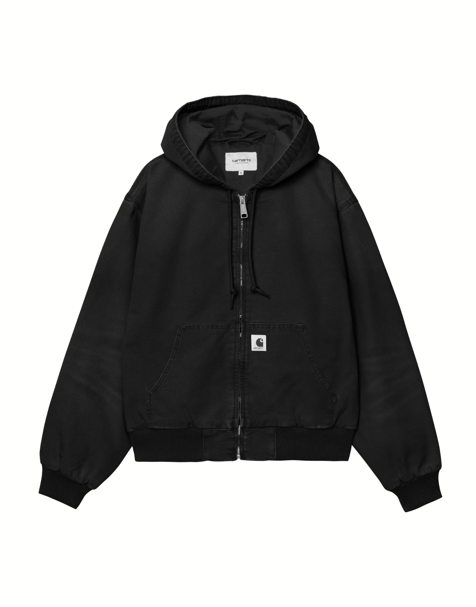 Carhartt WIP W' OG Active Jacket Dearborn canvas Black Stone women’s I034842 894O