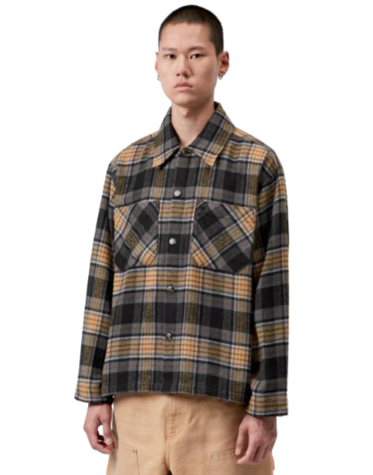 L/S Parson Shirt Parson Check, WIP Dusty H