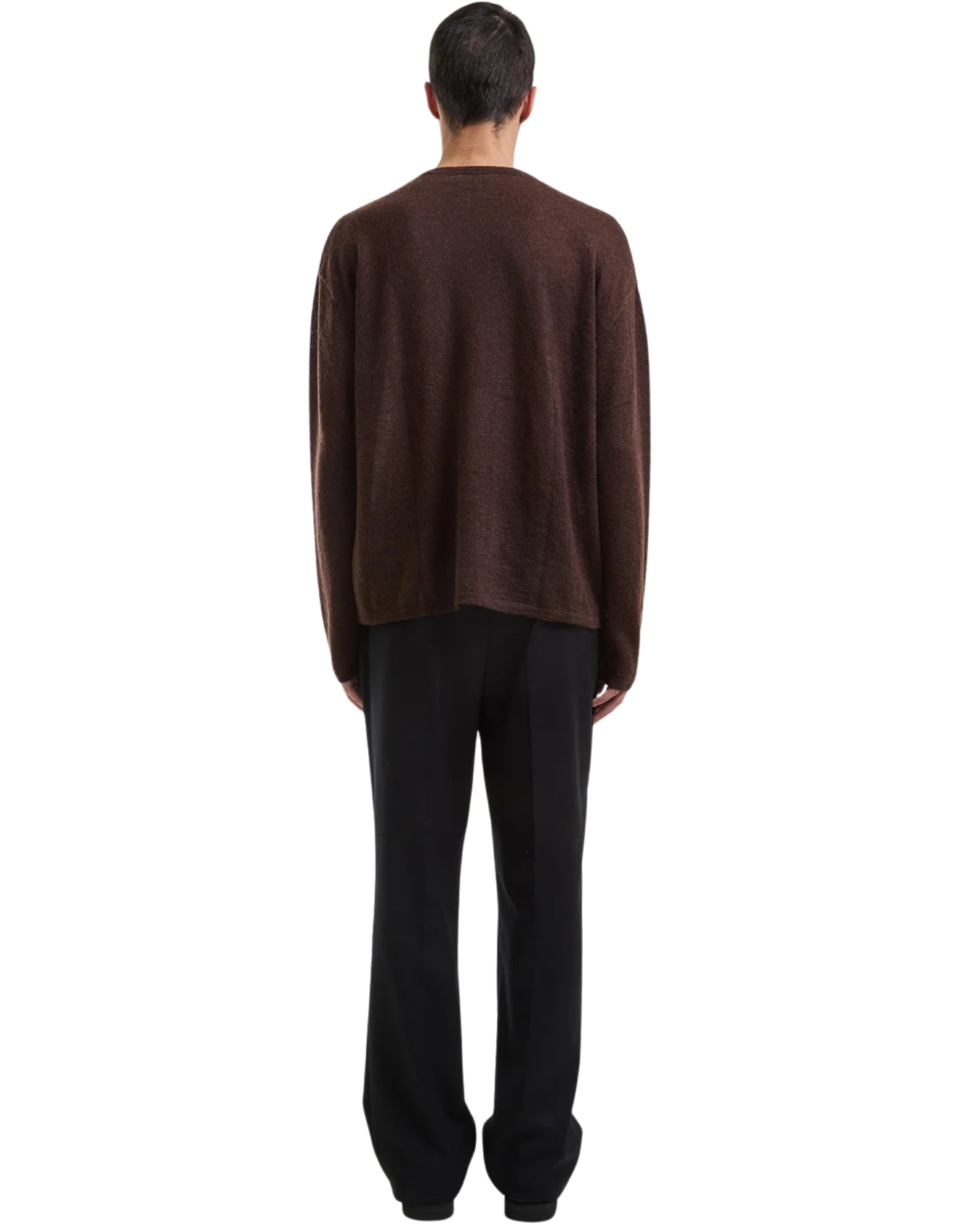 I698 1118 BROWN SWEATER FIUMARA - Maglieria - Hevo