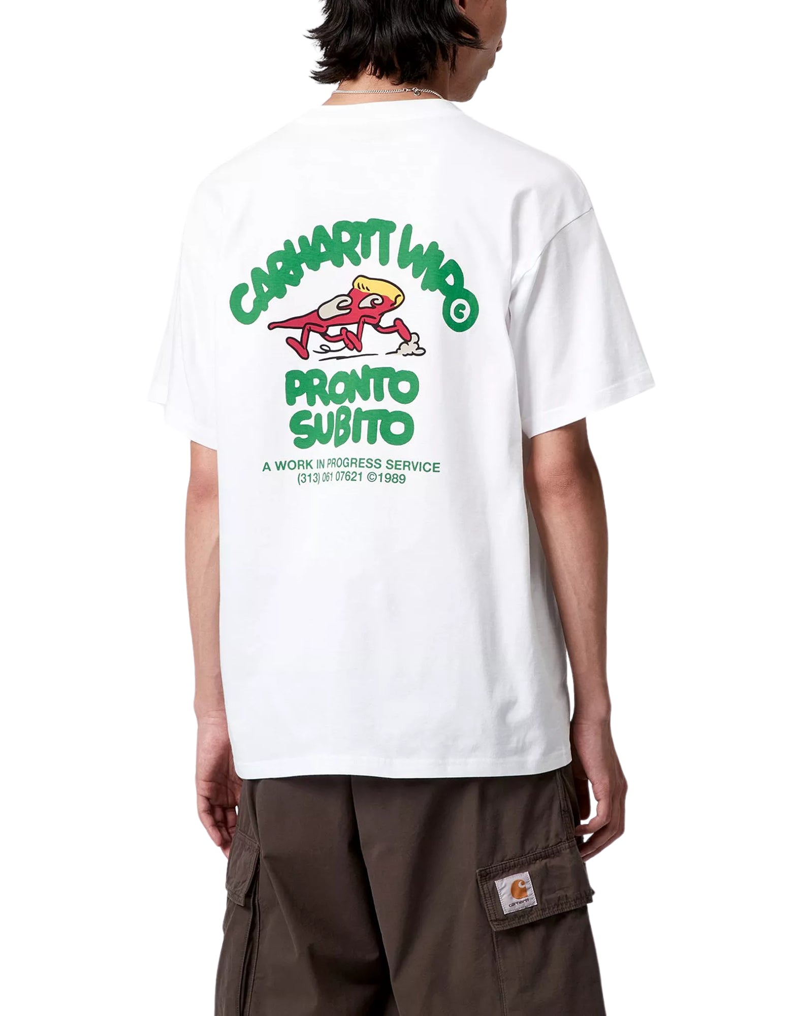 T-shirt man i035195 02xx pronto blanc CARHARTT WIP