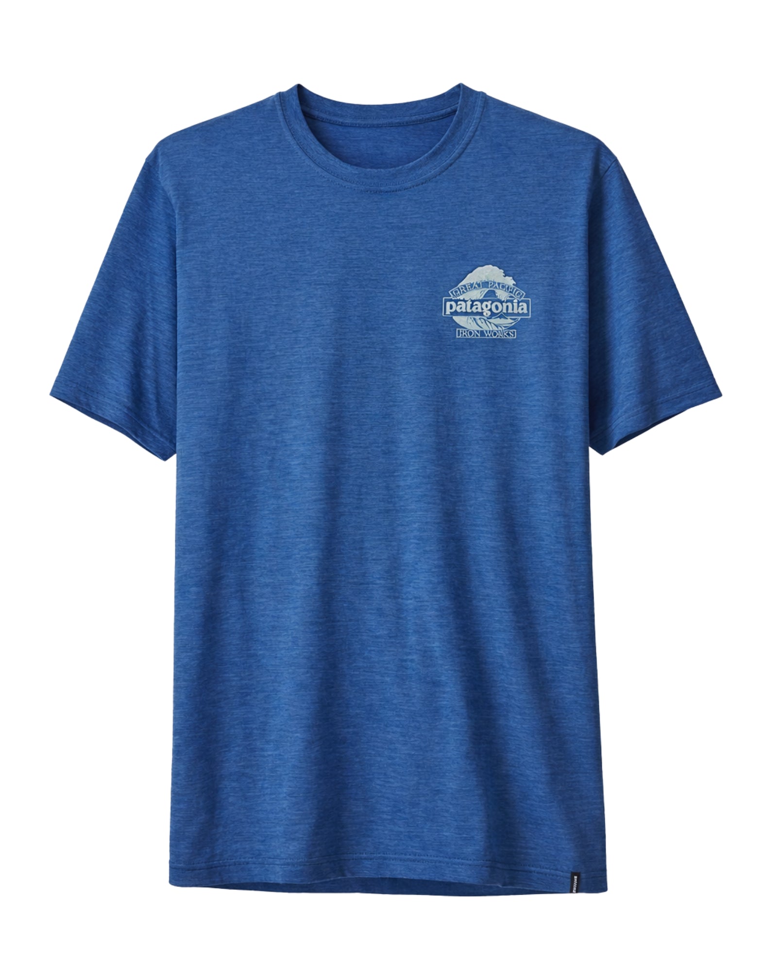 Patagonia Men’s Cap Cool Daily Great Waves Graphic T-Shirt Blue 45456 CMBX