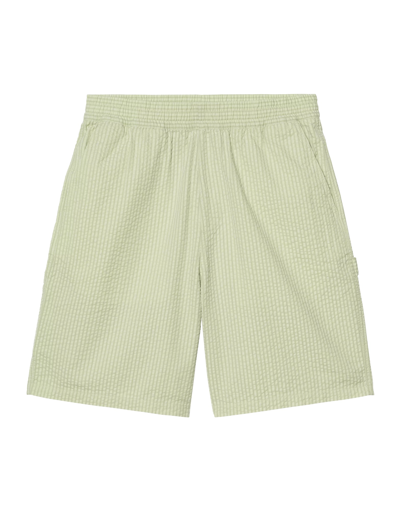 Short Mann I035152 31U Seersucker Toland Stripe Pale Olive CARHARTT WIP