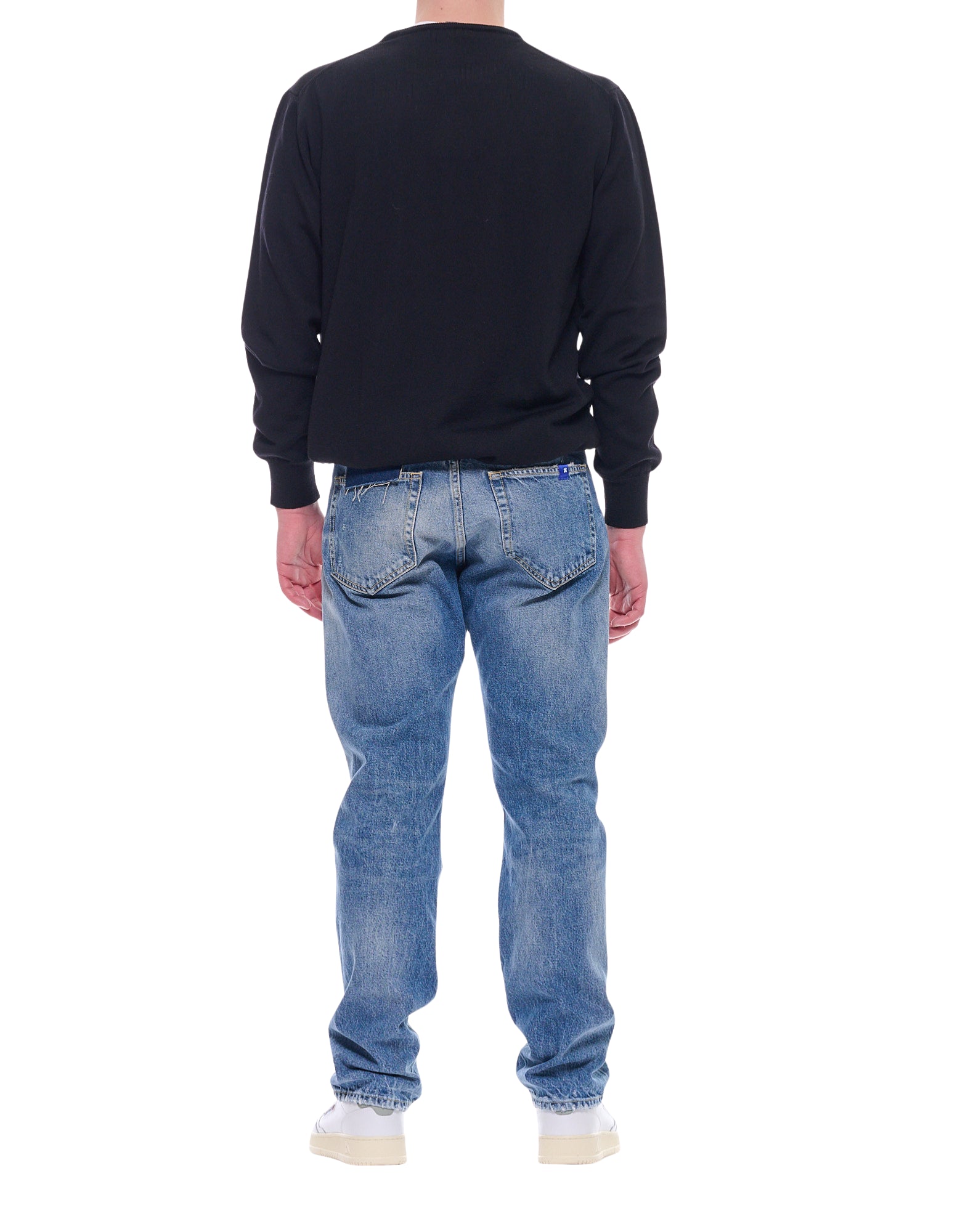 Desmore Men’s Boyfriend Jeans in Mid Blue Denim MC025CO01 REGULAR MID BLUE