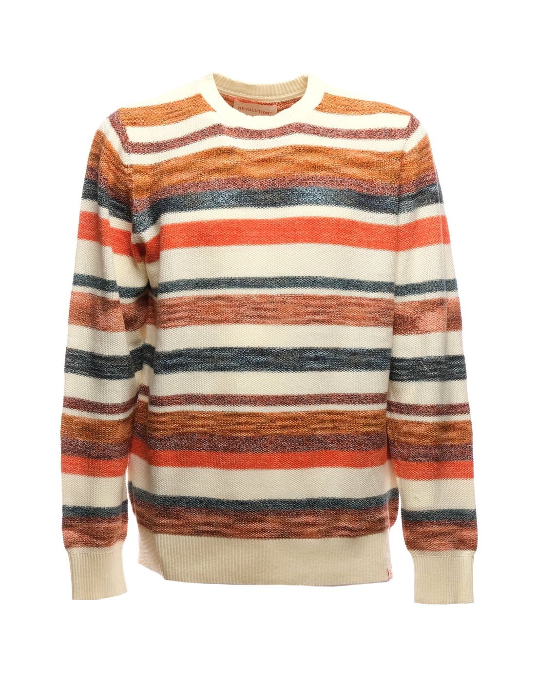 Tricot homme 6554 au large de la mel blanc REVOLUTION