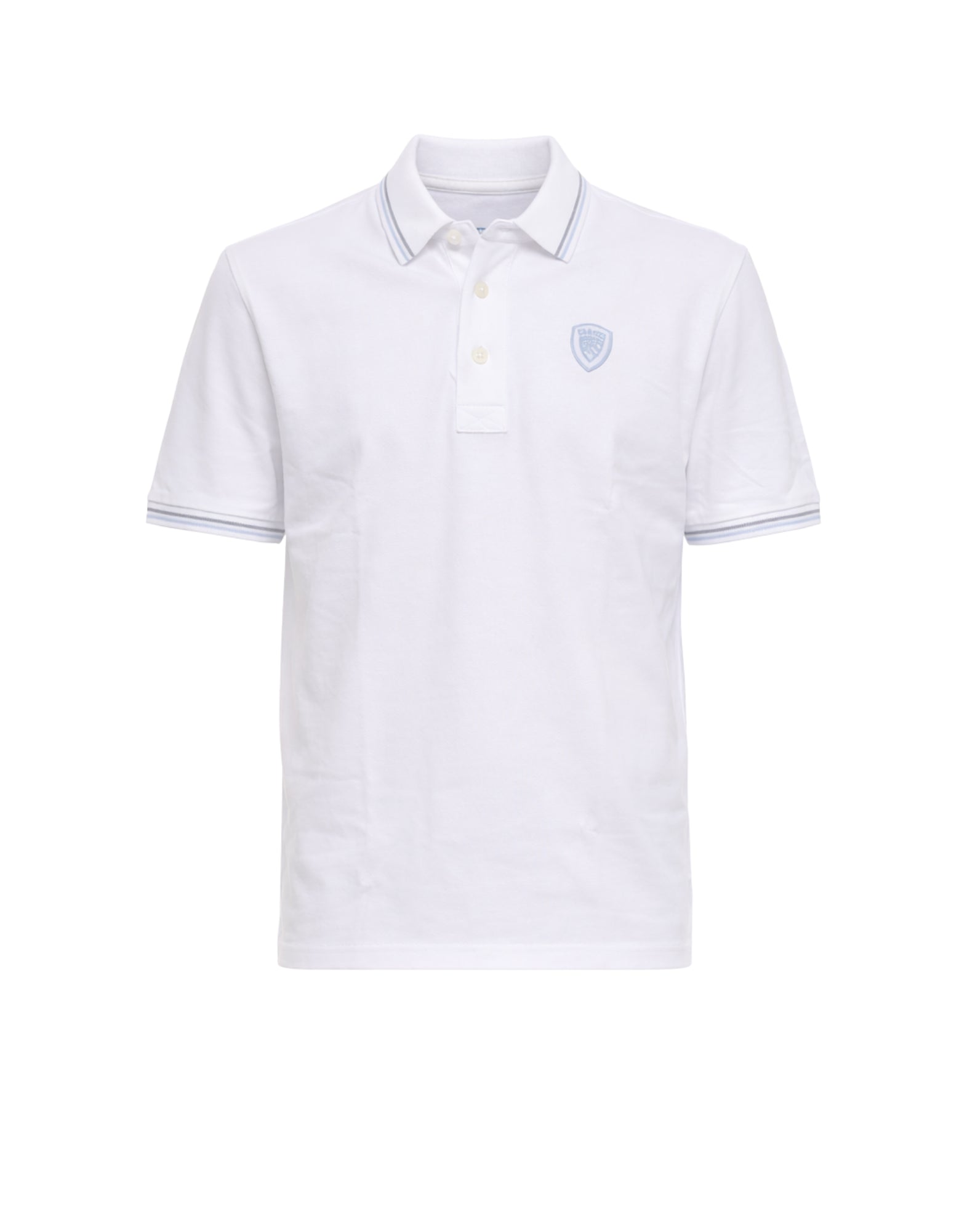 Blauer Agassis Cotton Polo Shirt with Contrast Tipping – Optic White Men’s 26SBLUT02293-006801 100
