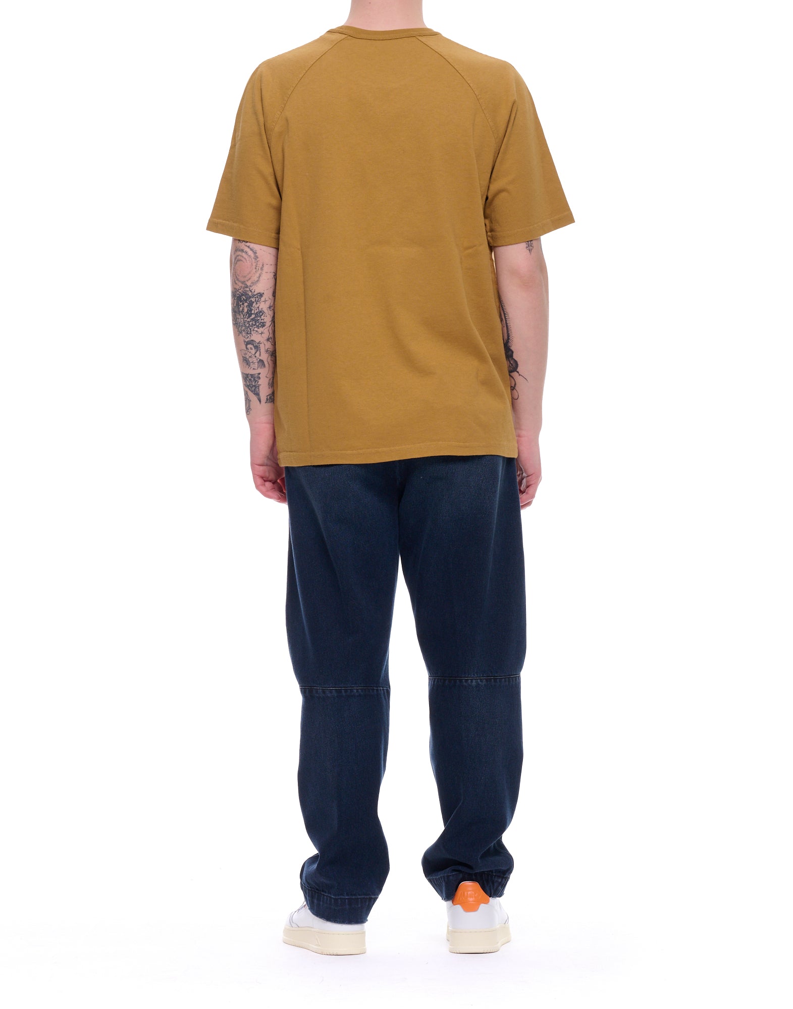East Harbor Surplus Portland Moutarde Coton T-Shirt pour Homme PORTLAND 99 MUSTRAD
