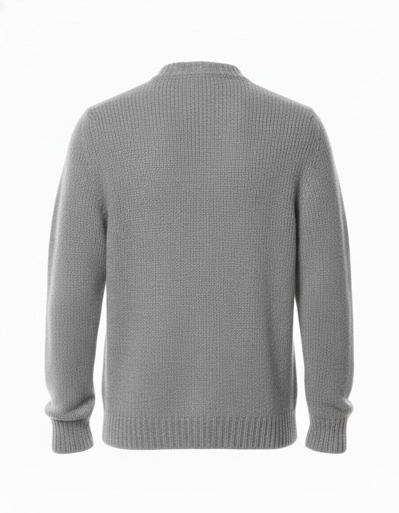 5095 253 GREY ROUND NECK - Maglieria - Fabrizio del Carlo