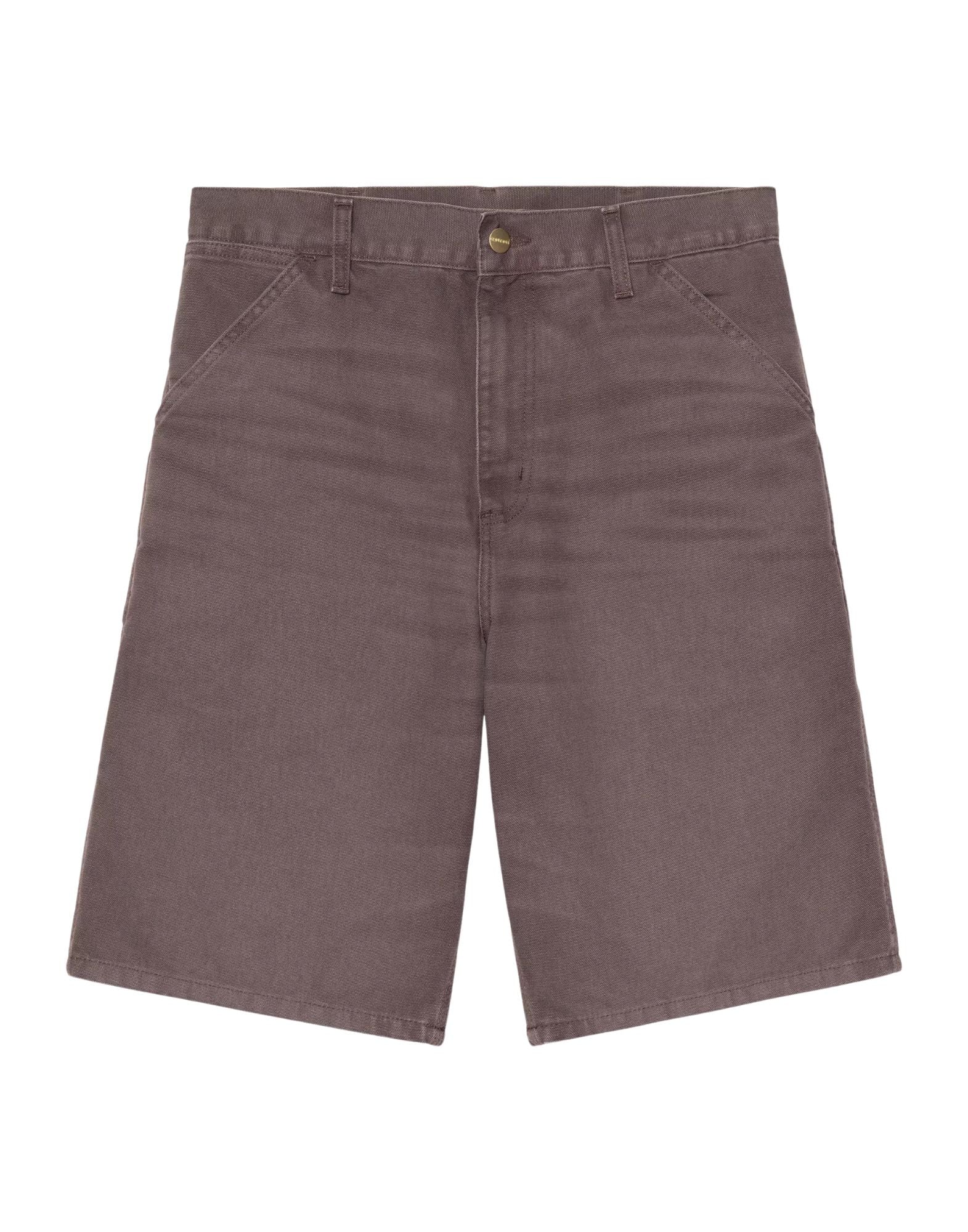 Carhartt WIP Single Knee Short Shale Stone Canvas Organic Cotton Men’s I034797 3IS4O
