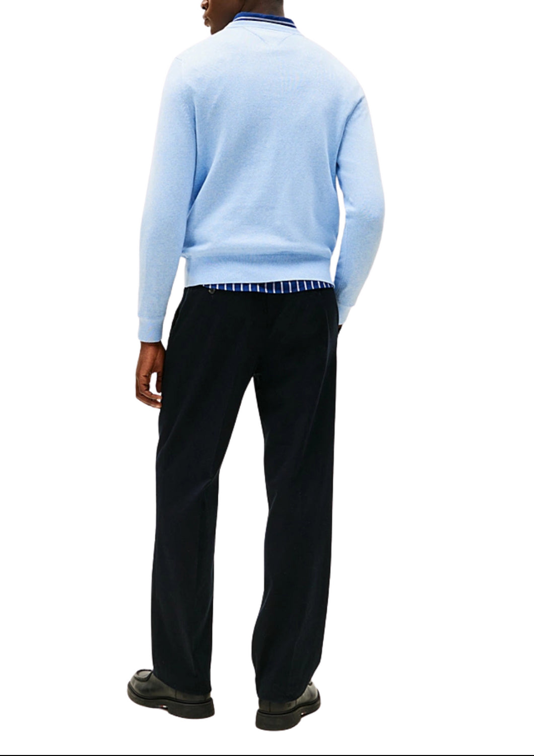 28046 DVD LIGHT BLUE SWEATER CASHMERE - Maglieria - TOMMY HILFIGER