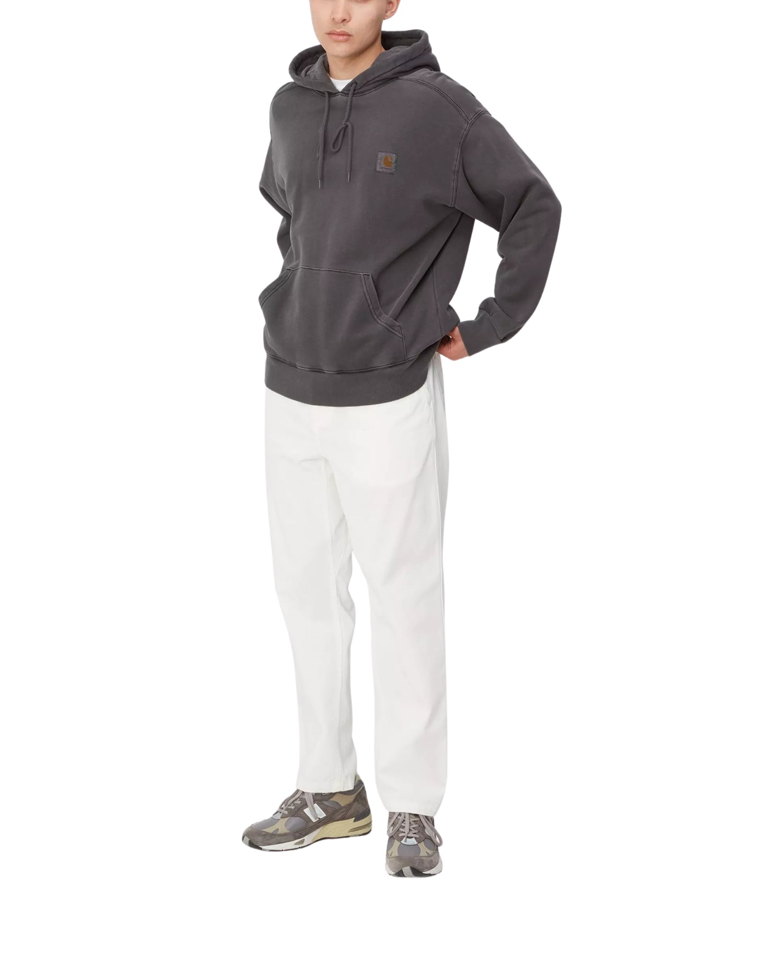 Carhartt WIP Hooded Nelson Sweat Garment Dyed Black Men’s I029963 89GD