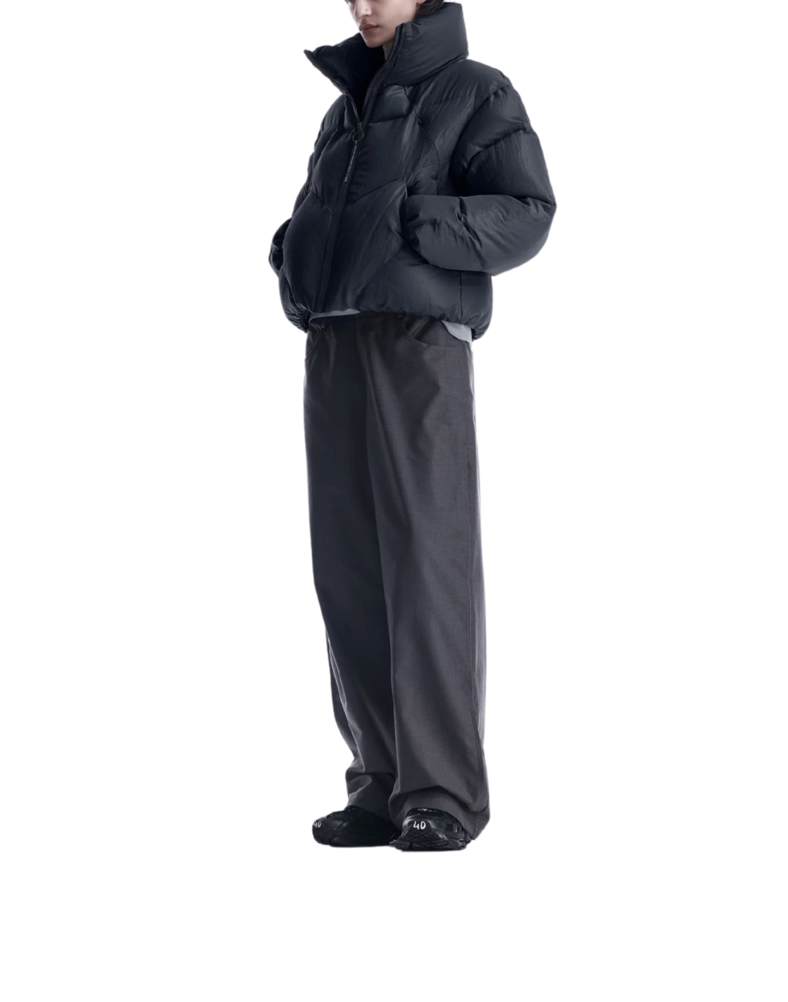 531 6 DUNKLER NACHTNEBEL SHORT - Cappotti - KRAKATAU