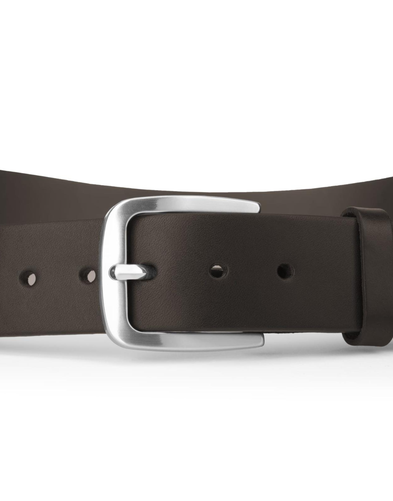 Cintura in pelle Marrone scuro
