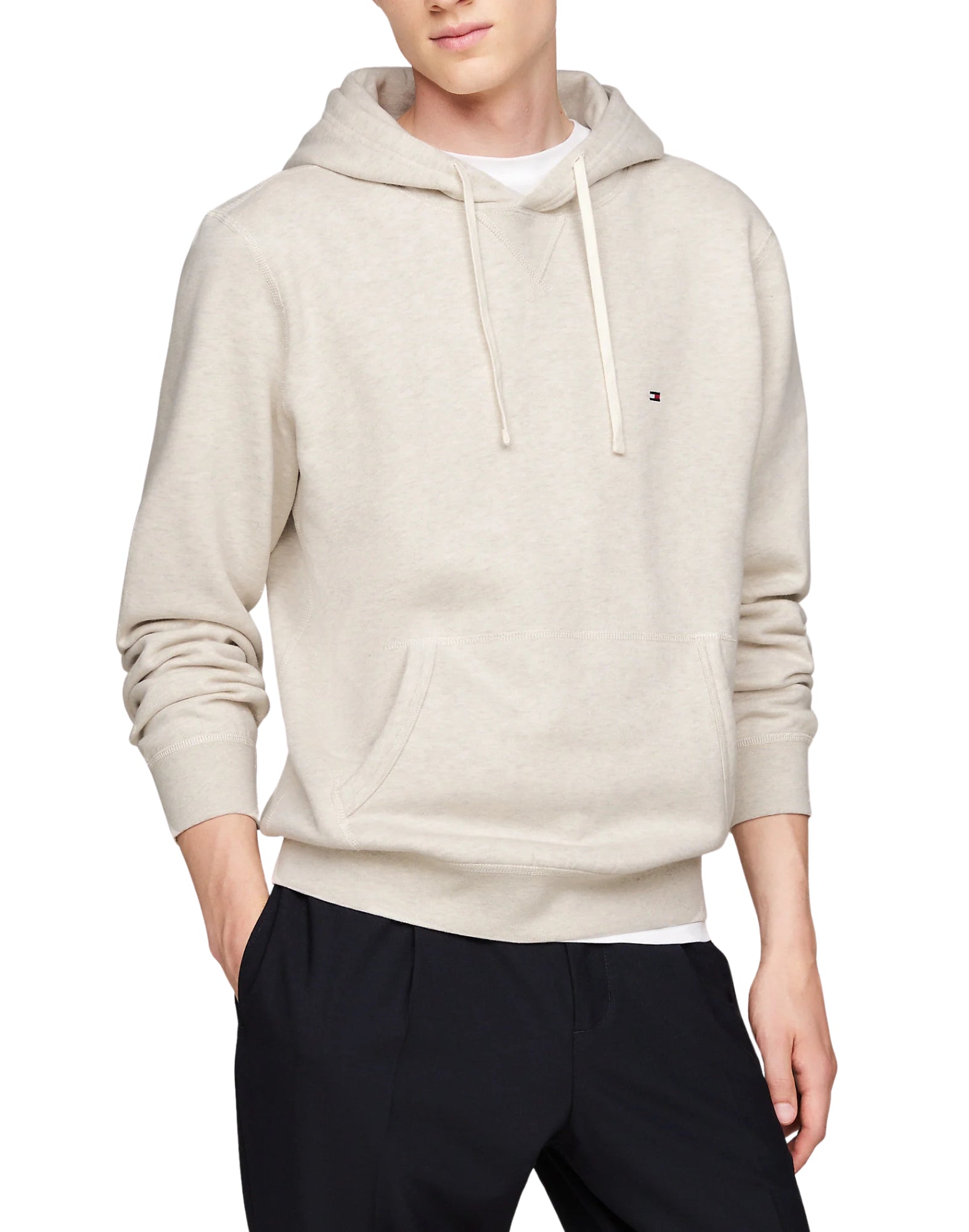 39997 HGF MILK FLEECE HOODY - Maglieria - TOMMY HILFIGER