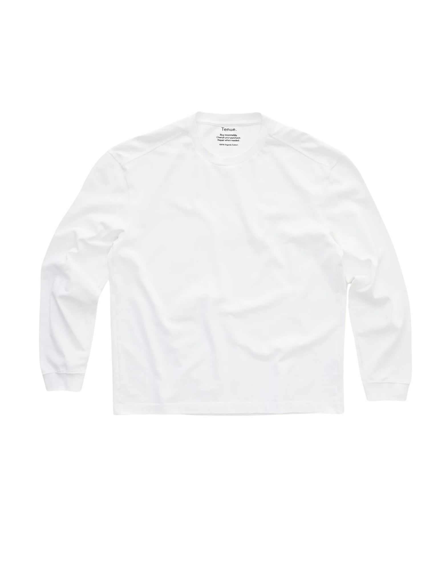 임기. 브래드 티셔츠 옵틱 화이트 긴팔 레귤러핏 헤비웨이트 저지 티셔츠 화이트 OPTIC