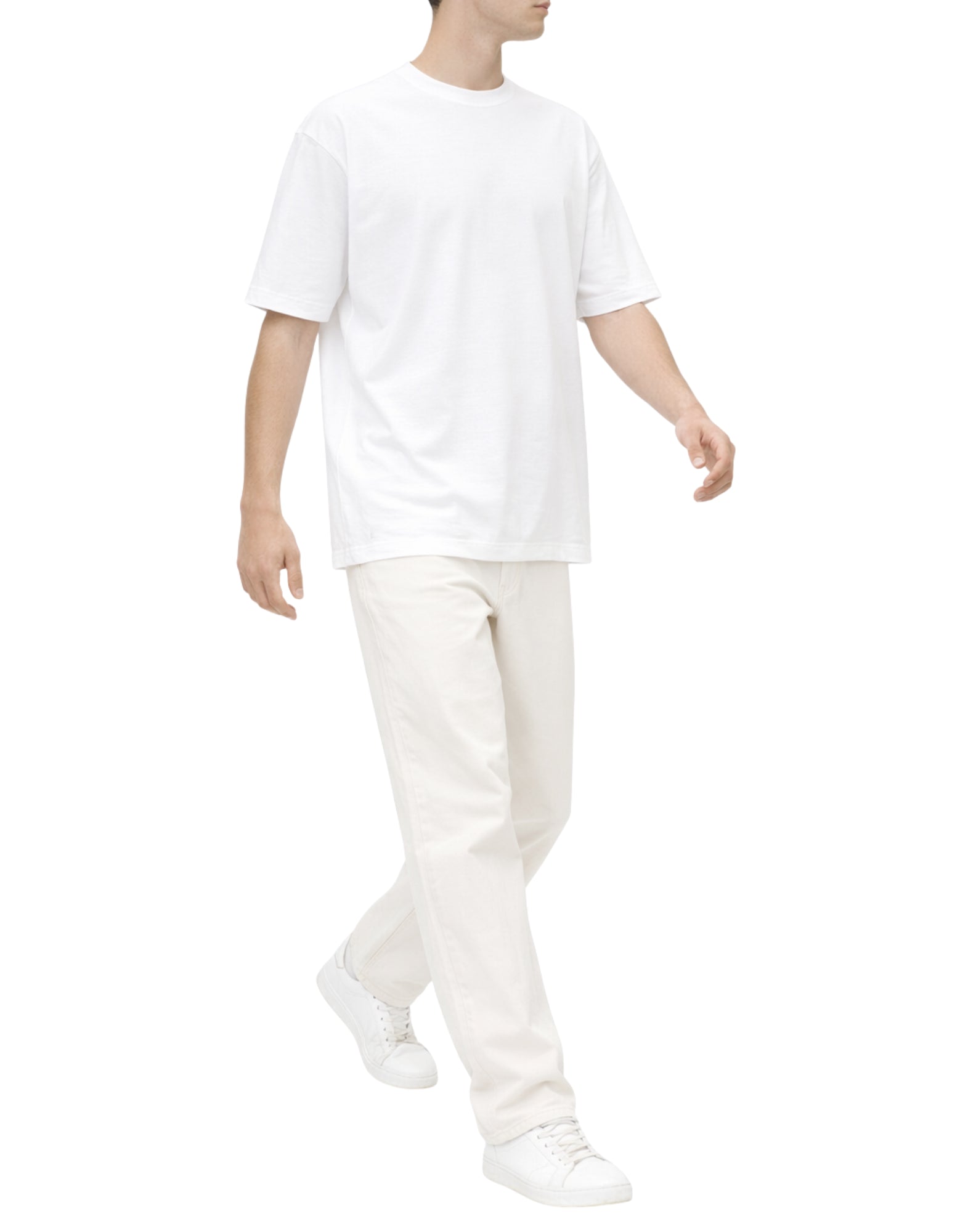 임기. 벤 티셔츠 빈티지 화이트 오버사이즈 헤비웨이트 저지 티셔츠 화이트